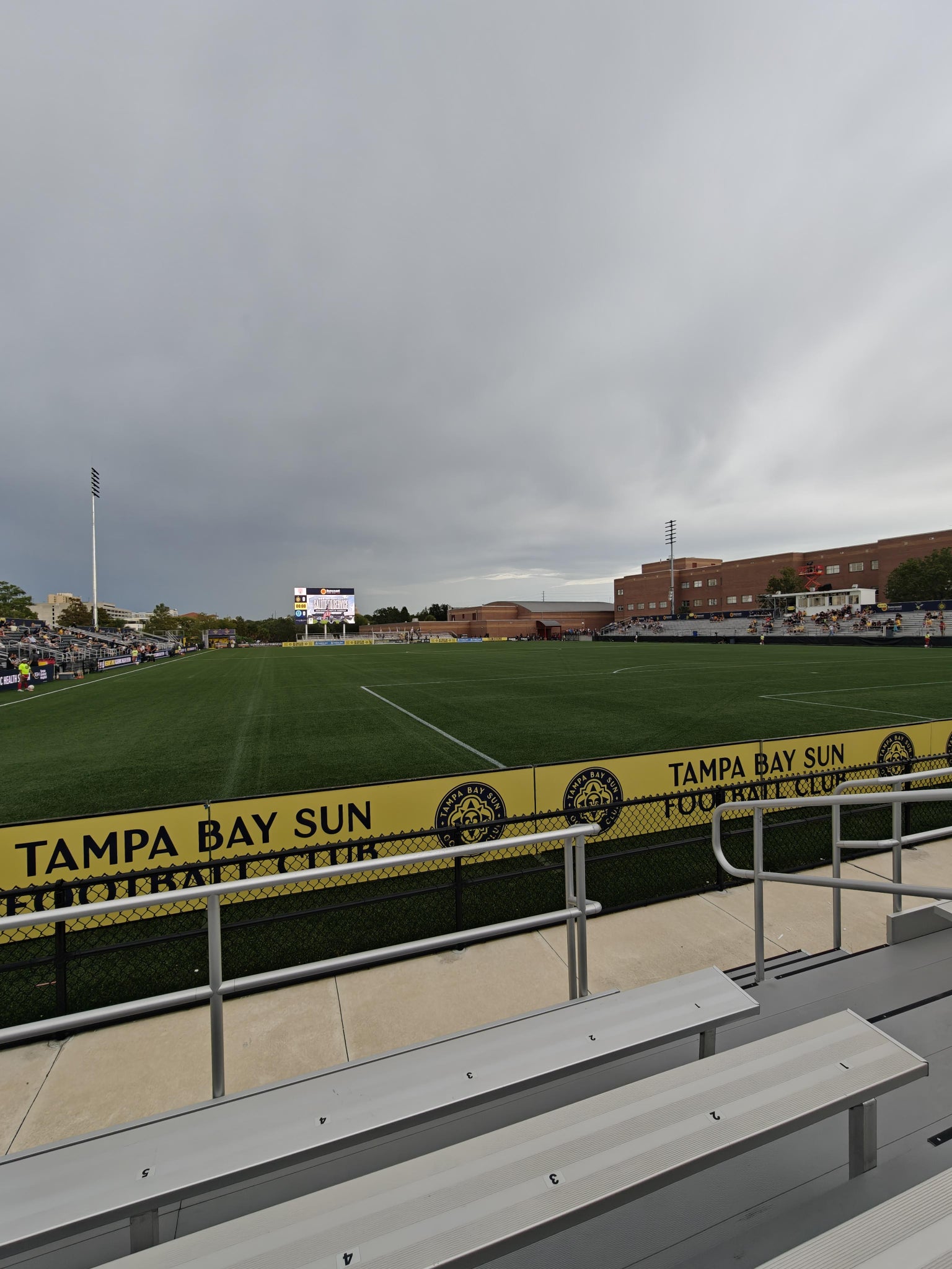 Real Fan View taken from Section 106 at Suncoast Credit Union Field by Yuliya S