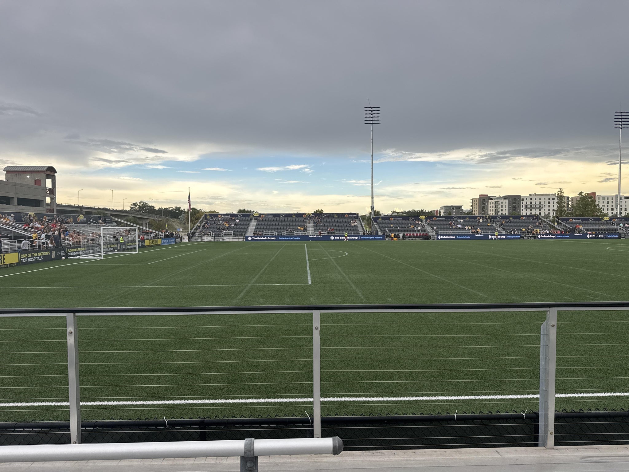 Real Fan View taken from Section 124 at Suncoast Credit Union Field by Emily B