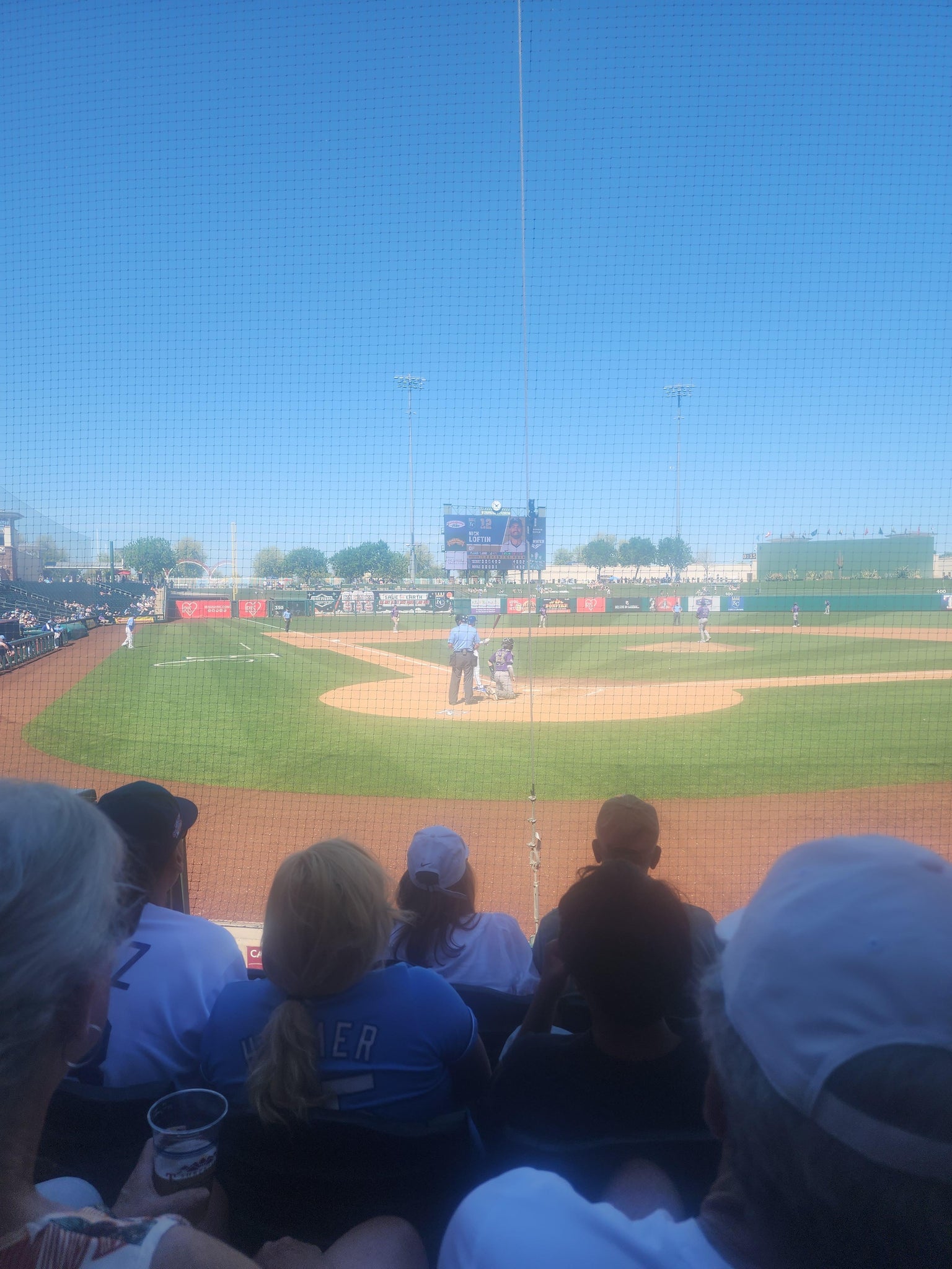 Real Fan View taken from Section 104 at Surprise Stadium by Warren J