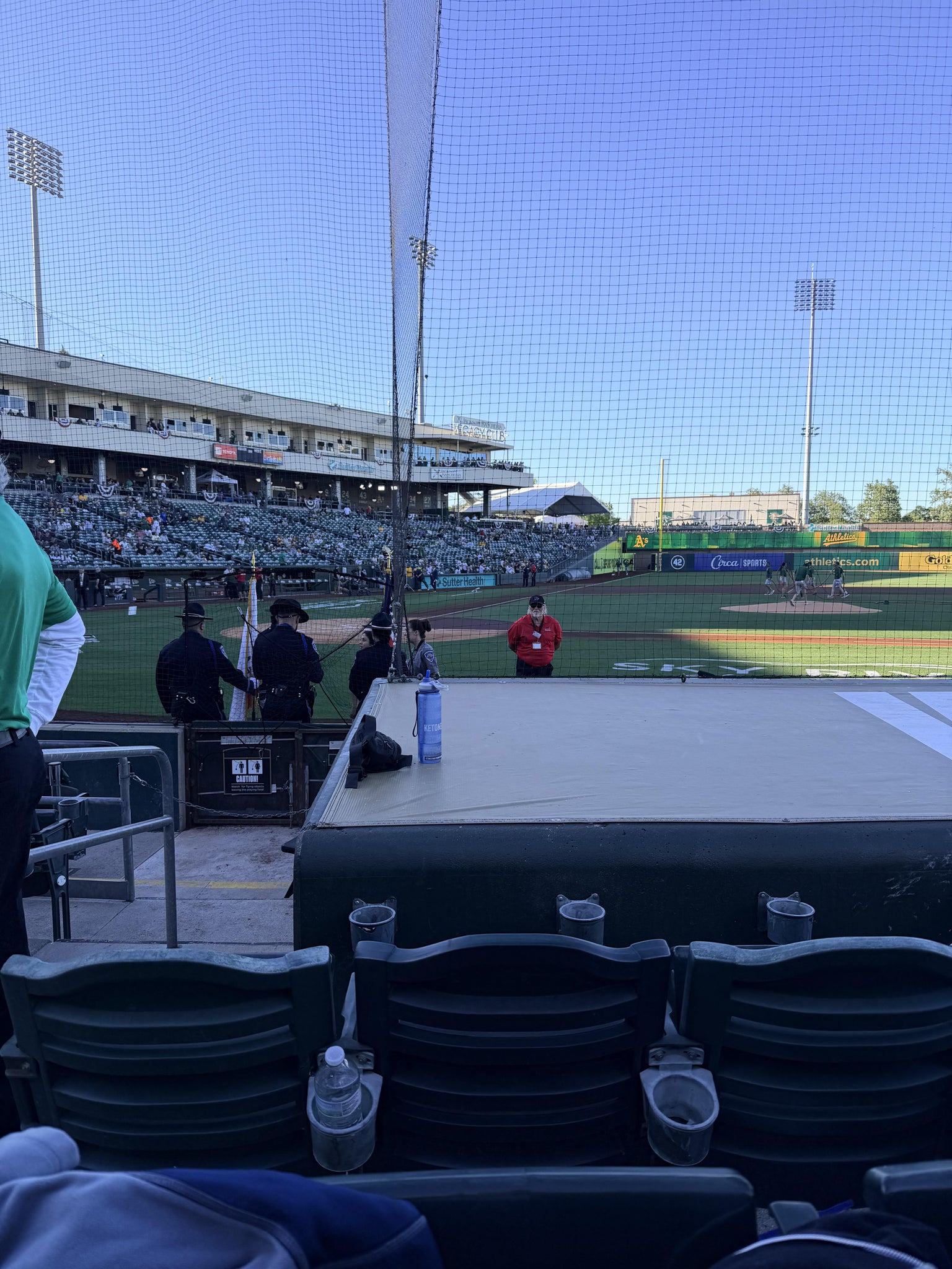 Real Fan View taken from Section 107 at Sutter Health Park by Terrance C