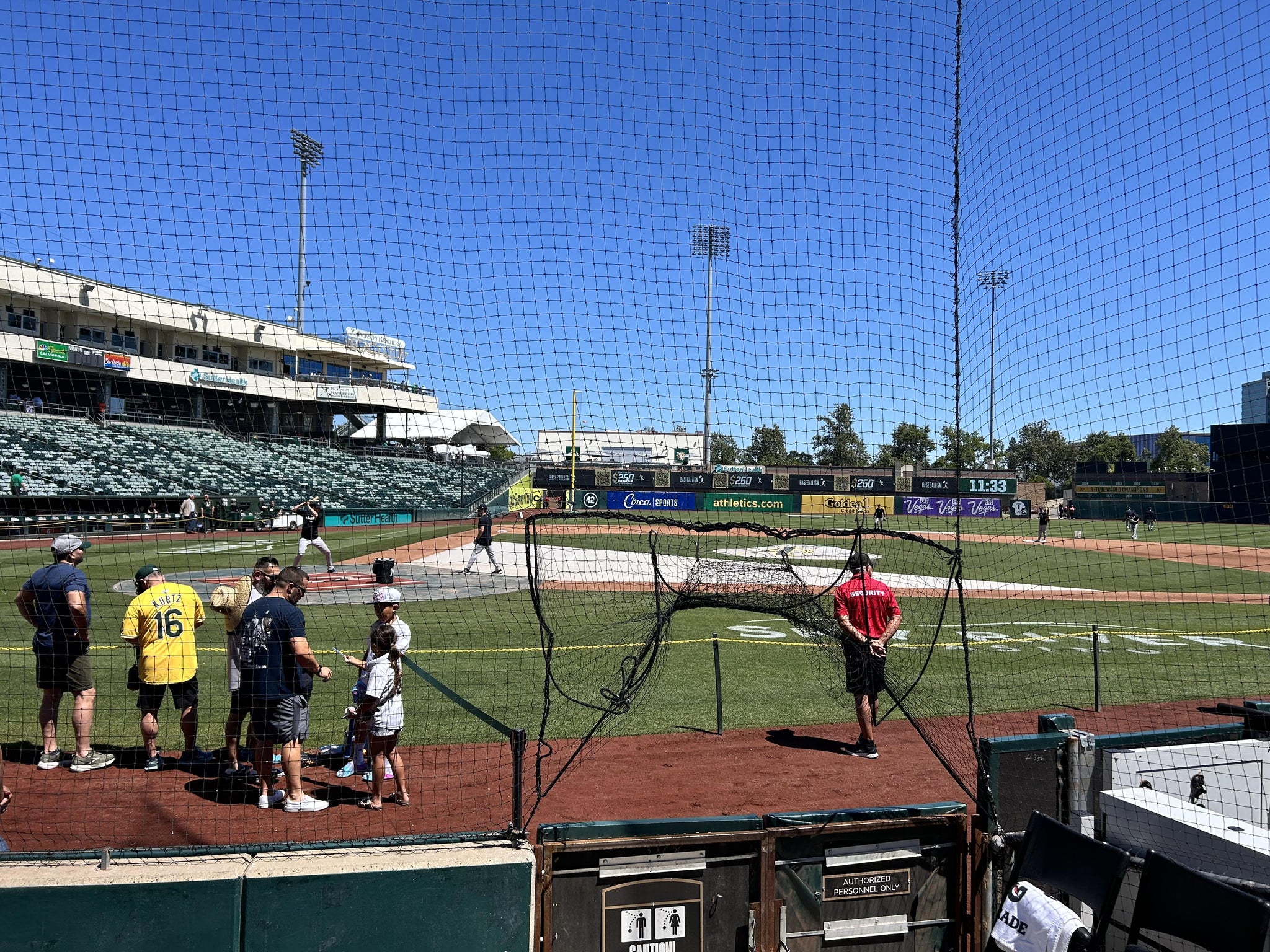 Real Fan View taken from Section 108 at Sutter Health Park by Anonymous User