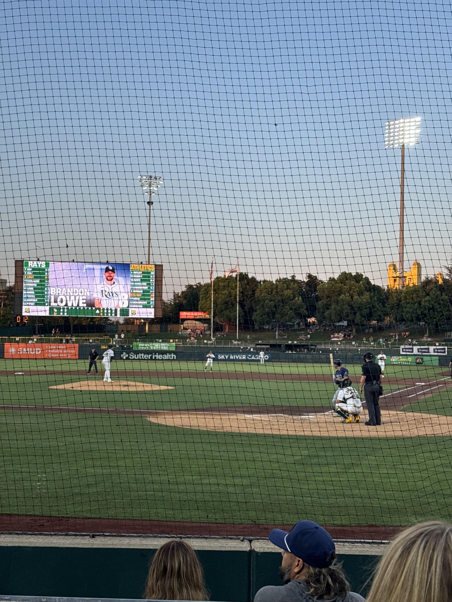 Real Fan View taken from Section 114 at Sutter Health Park by Brandon Y