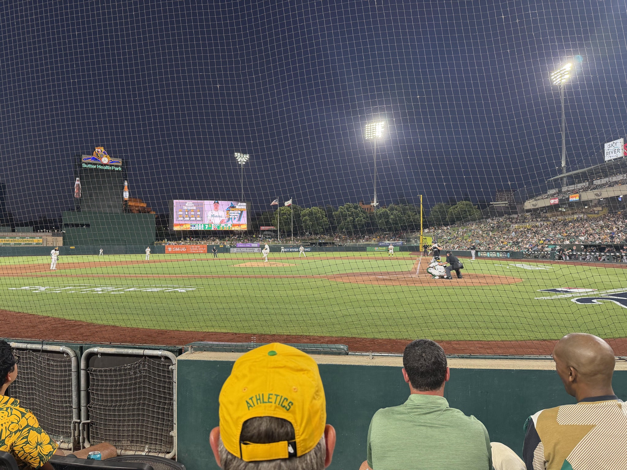 Real Fan View taken from Section 115 at Sutter Health Park by Alex P