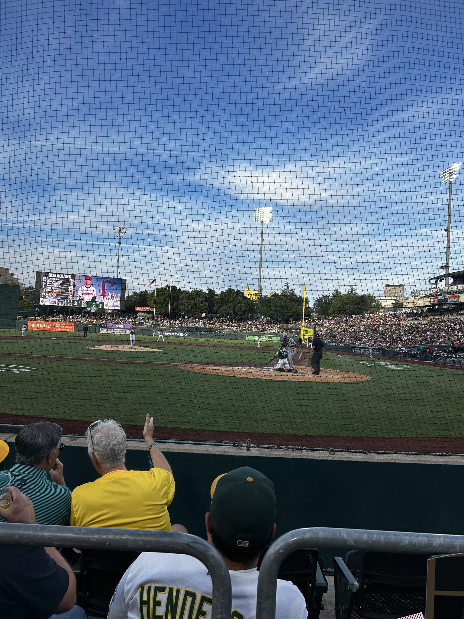 Real Fan View taken from Section 115 at Sutter Health Park by John B