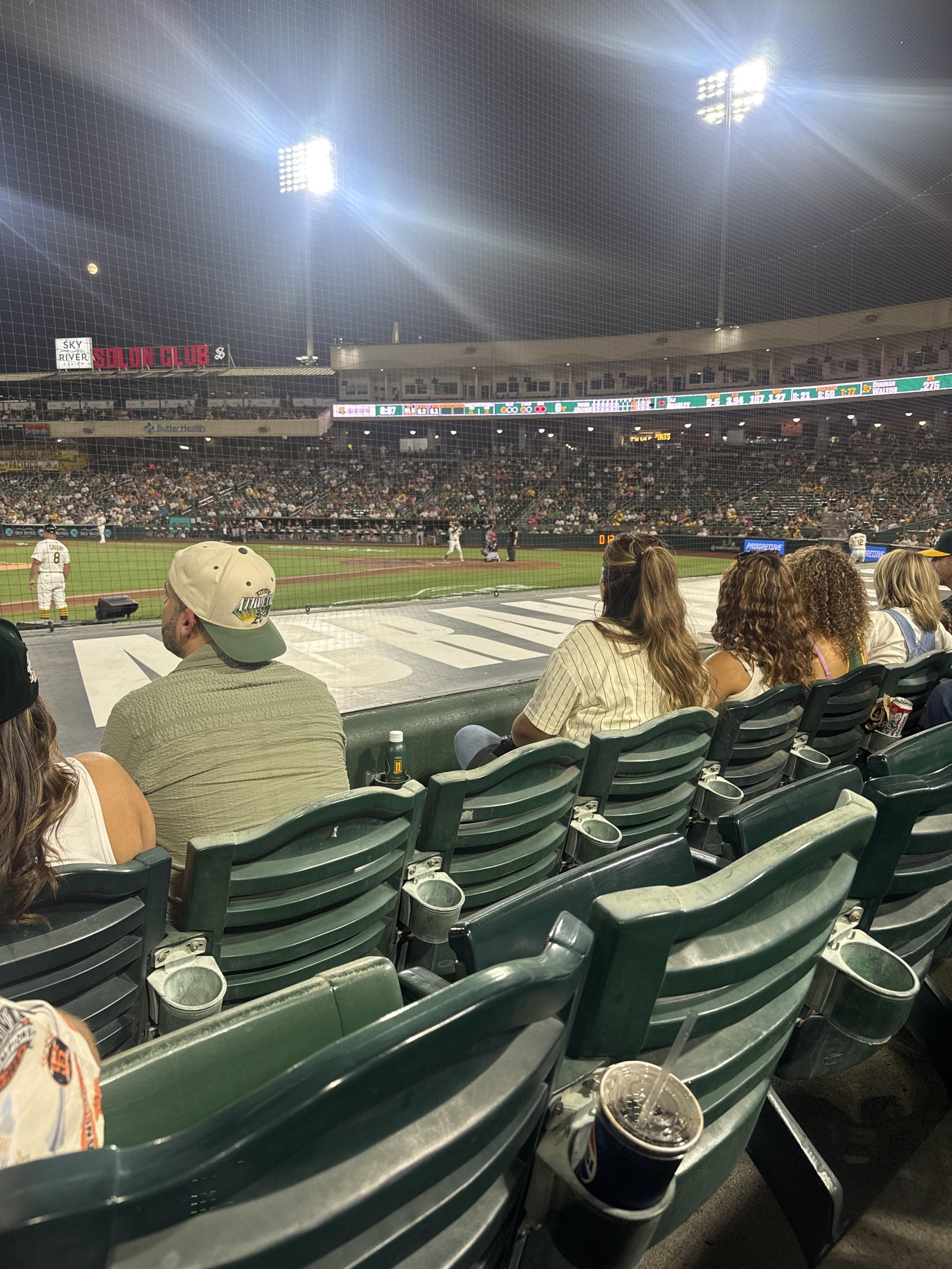 Real Fan View taken from Section 119 at Sutter Health Park by Stefanie T