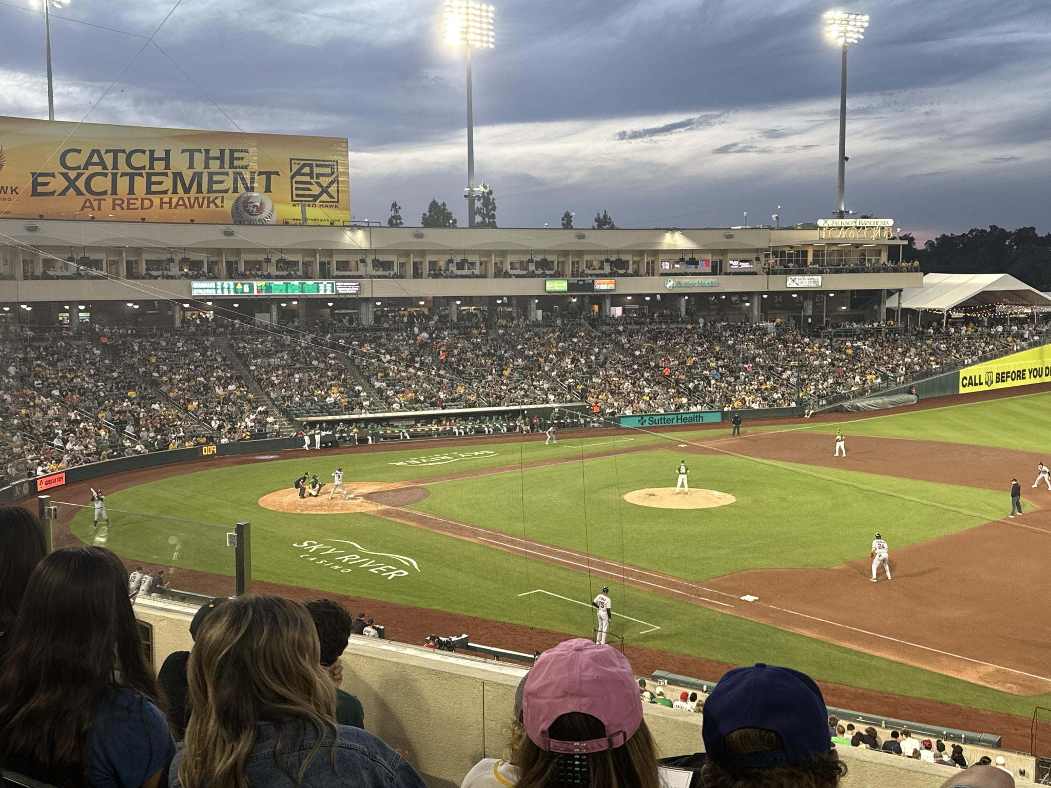 Real Fan View taken from Section 204 at Sutter Health Park by Josh M