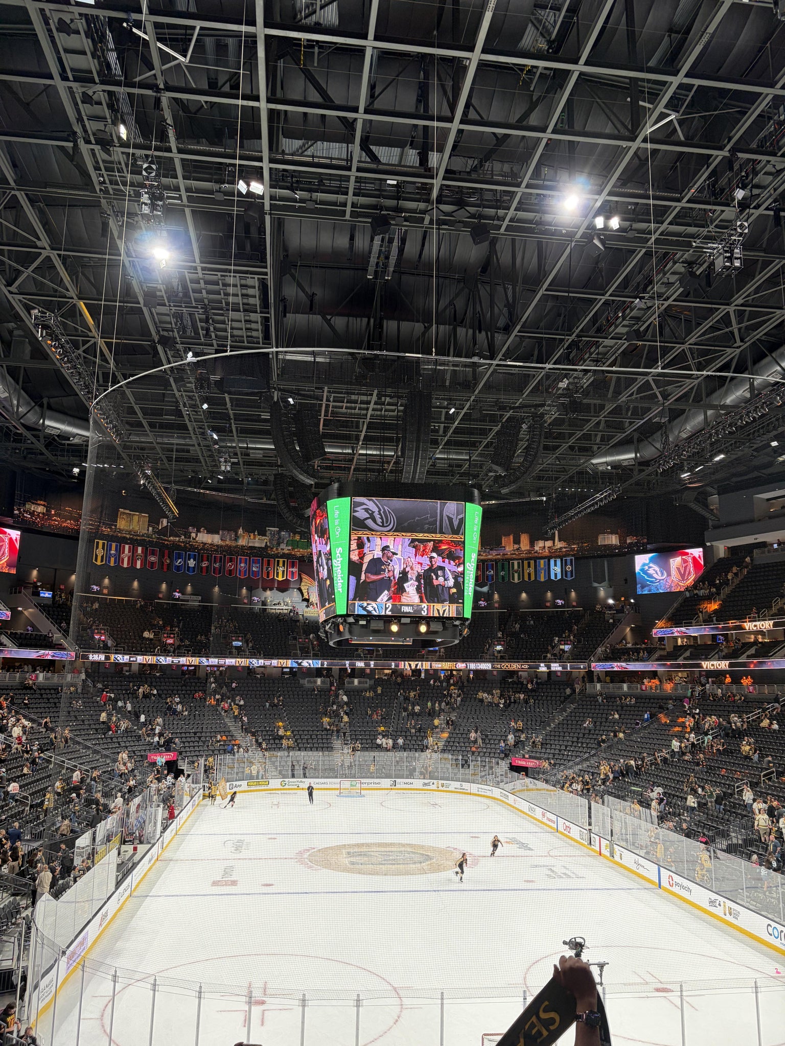Real Fan View taken from Section 10 at T-Mobile Arena by Paige R