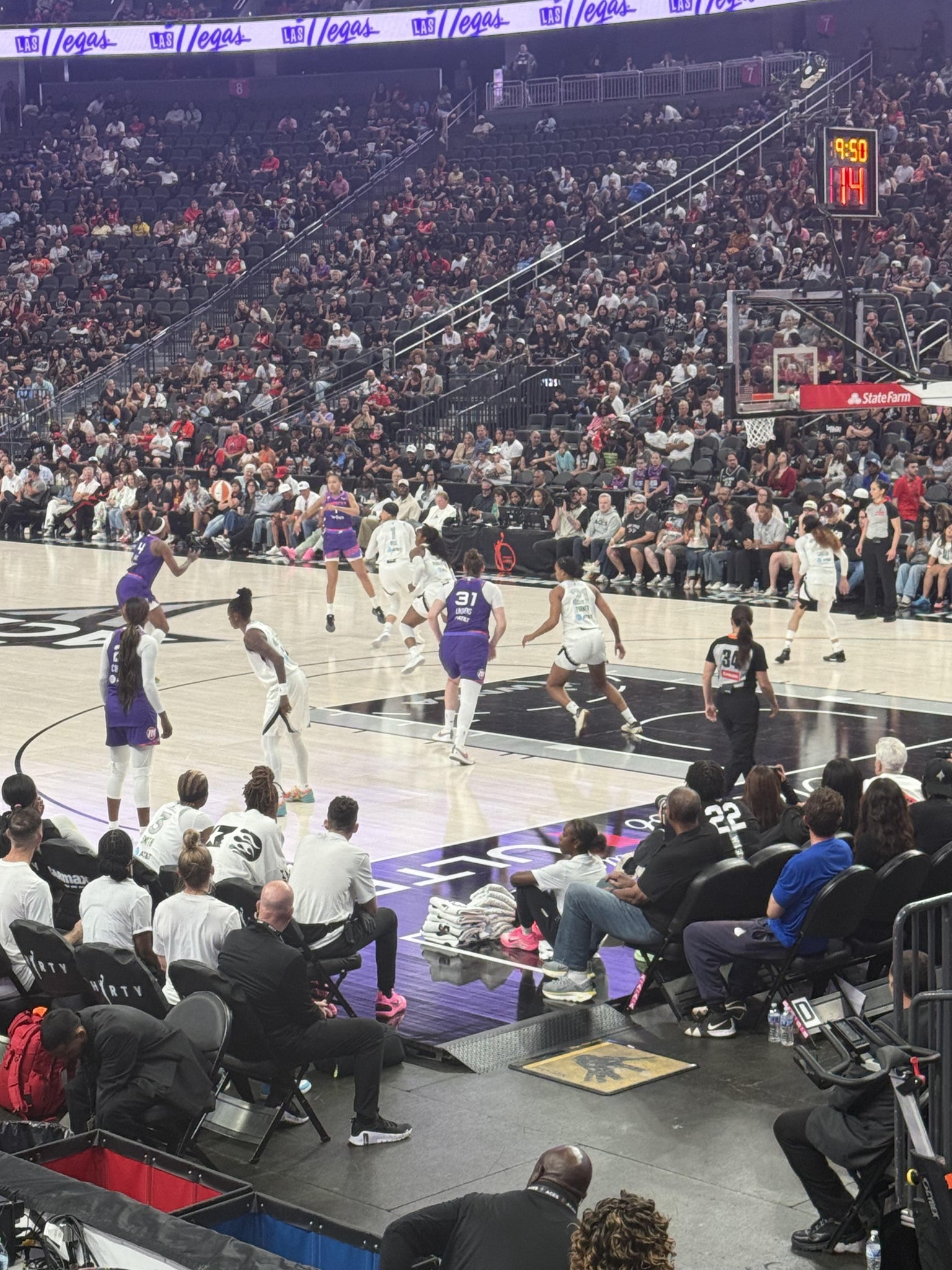 Real Fan View taken from Section 18 at T-Mobile Arena by Joseph S