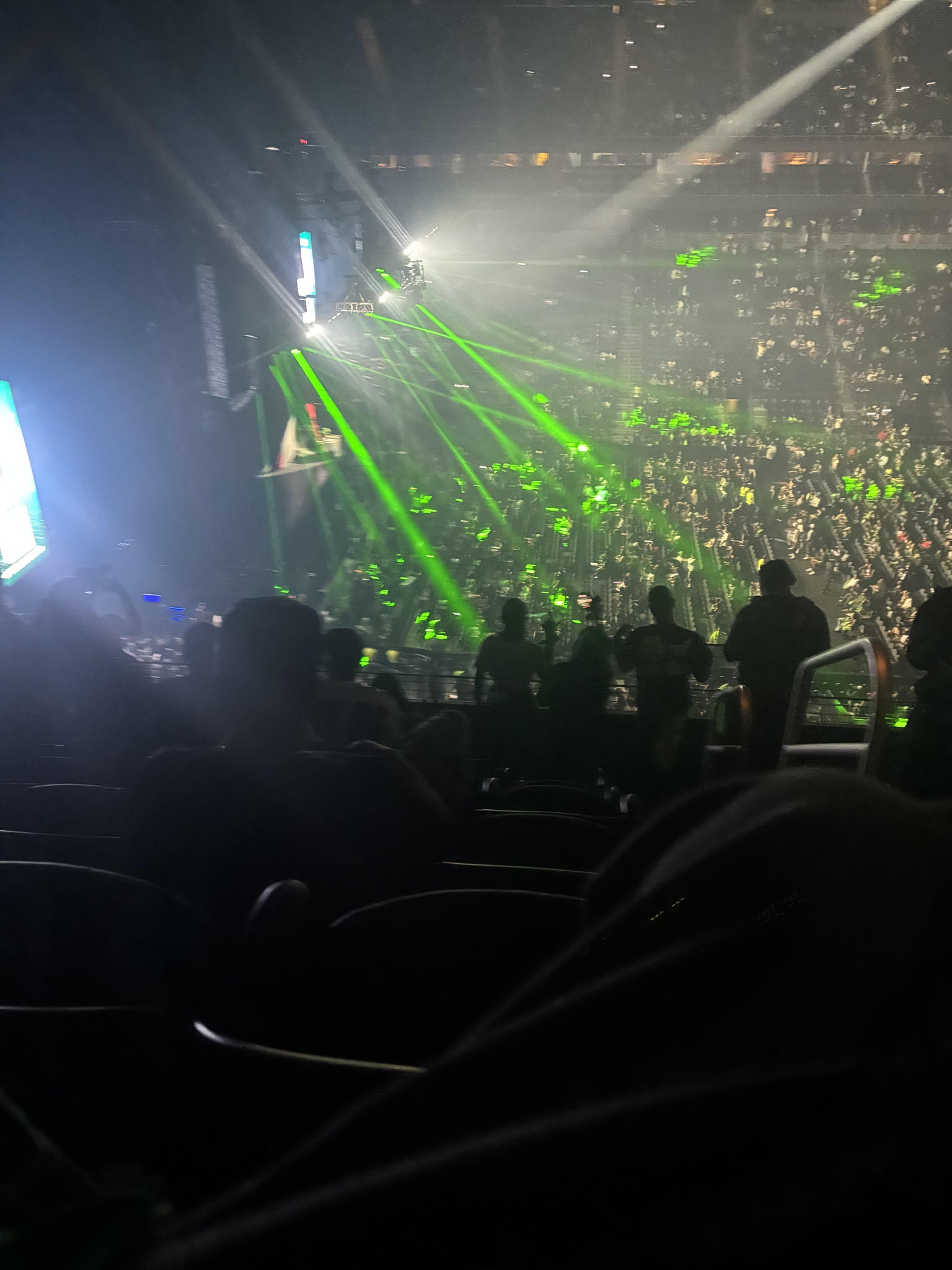 Real Fan View taken from Section 202 at T-Mobile Arena by Rodney C