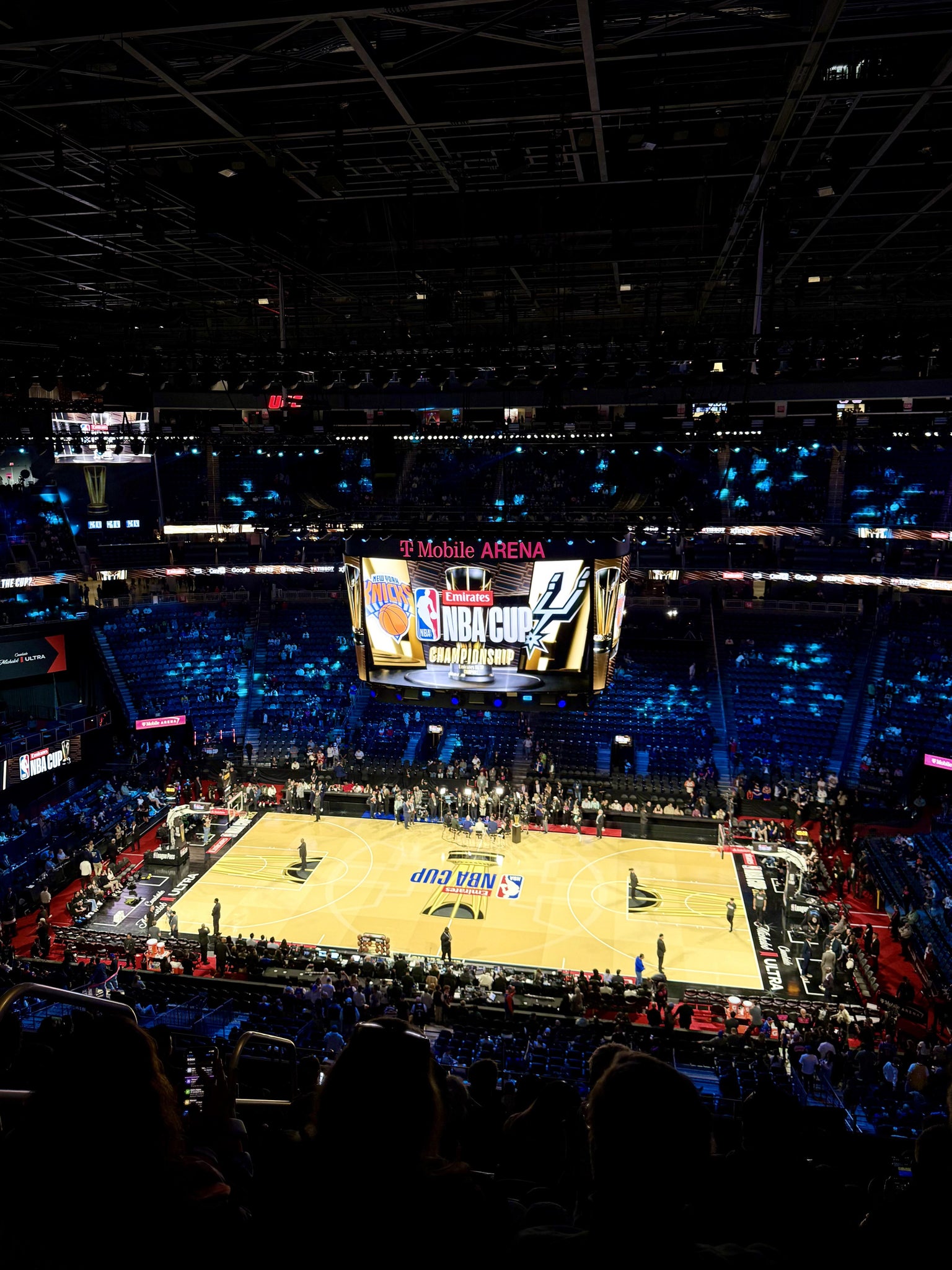 Real Fan View taken from Section 206 at T-Mobile Arena by Isaac R