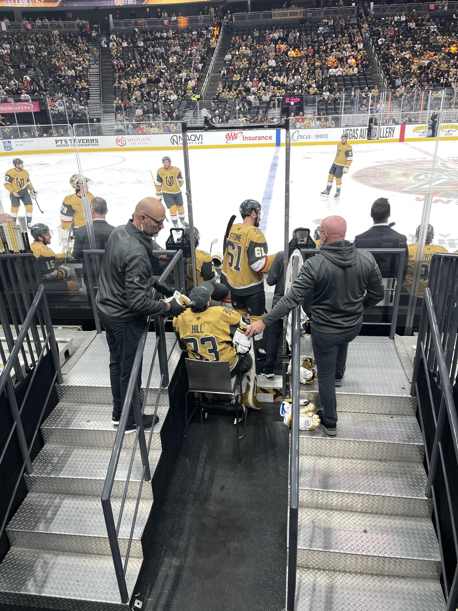 Real Fan View taken from Section 5 at T-Mobile Arena by Anonymous User