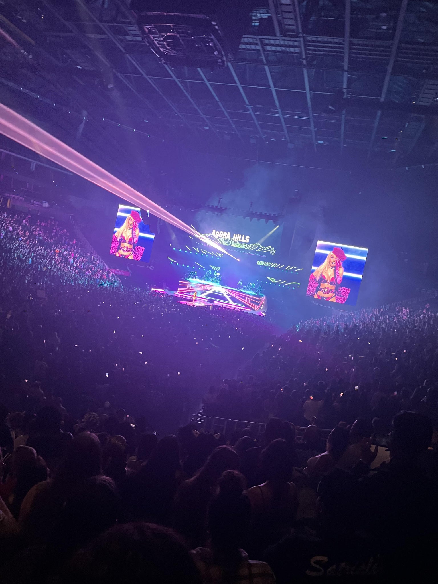 Real Fan View taken from Section 120 at T-Mobile Center by Larissa W