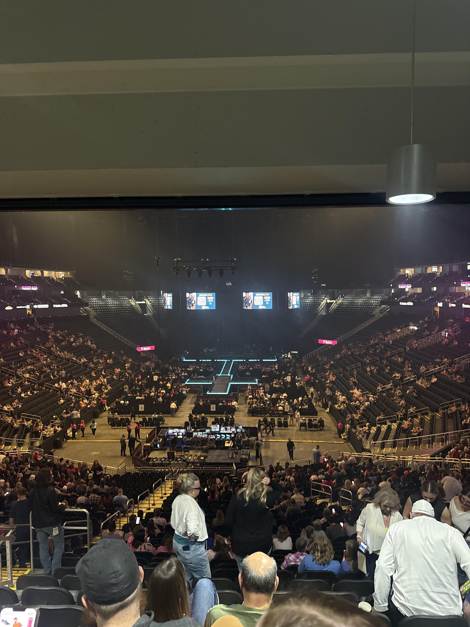 Real Fan View taken from Section 122 at T-Mobile Center by Brandon H