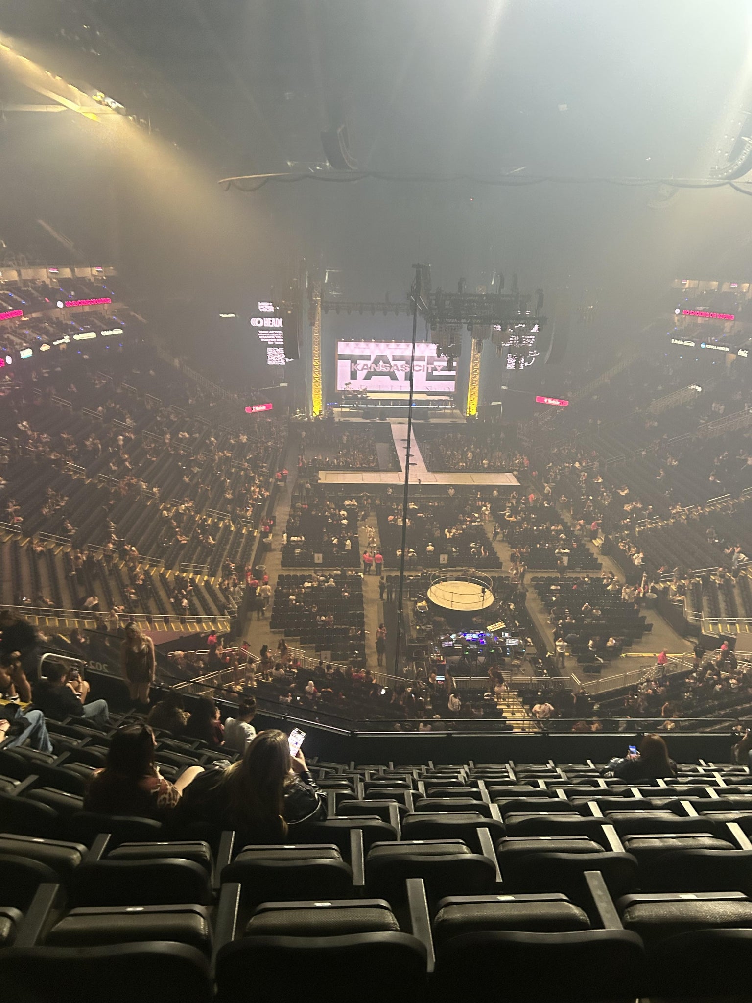 Real Fan View taken from Section 201 at T-Mobile Center by Anonymous User