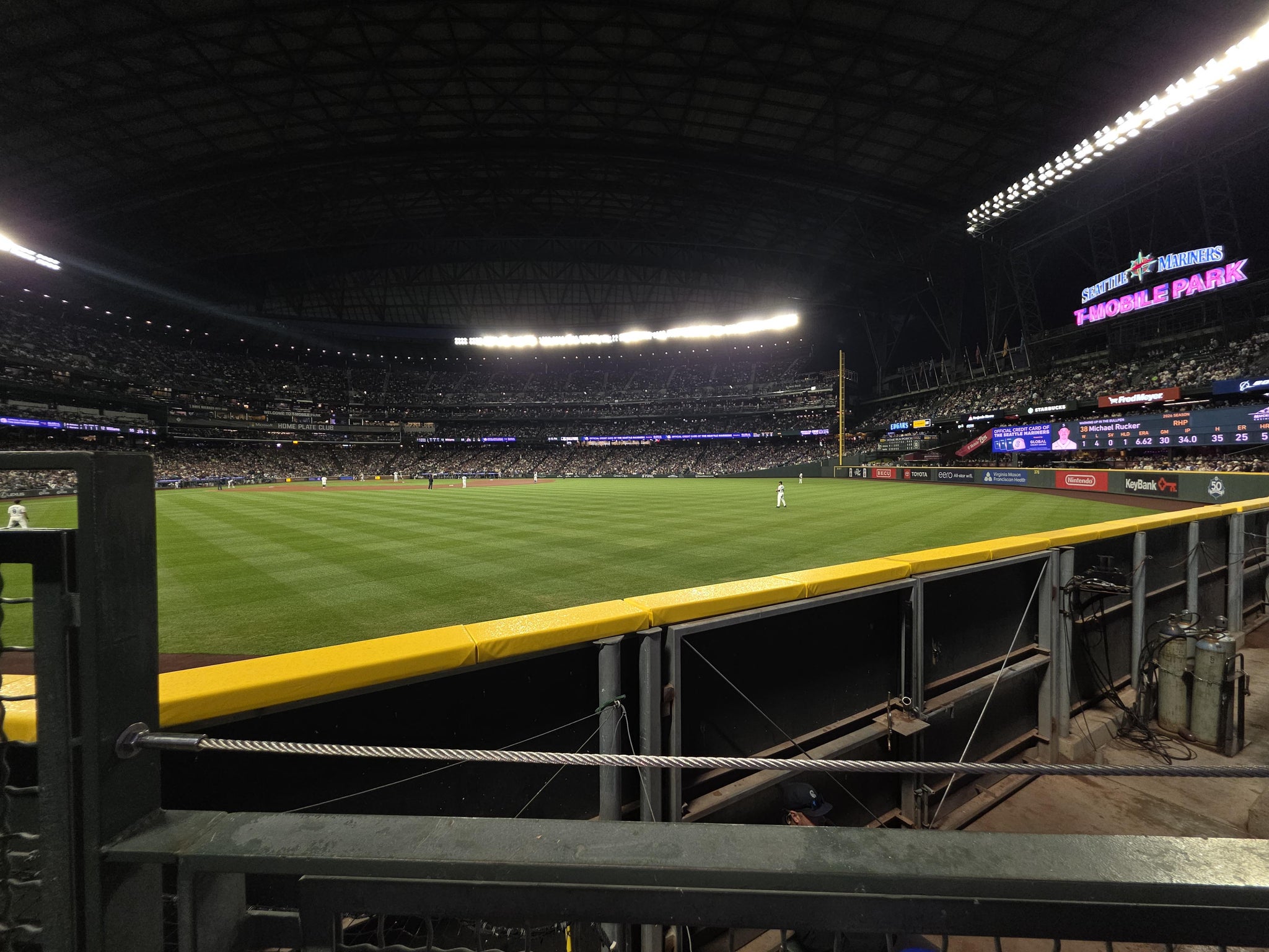 Real Fan View taken from Section 105 at T-Mobile Park by Zach C