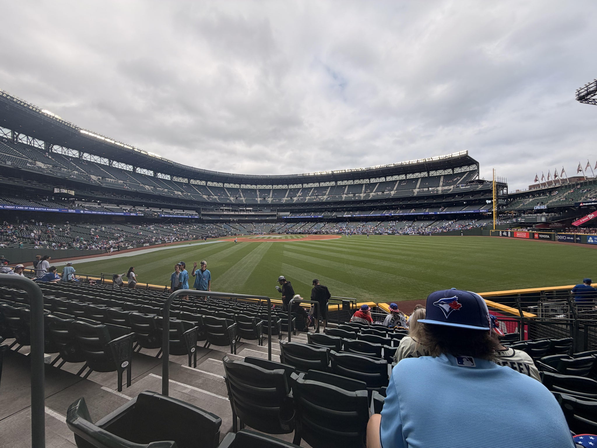 Real Fan View taken from Section 105 at T-Mobile Park by Madalynn W