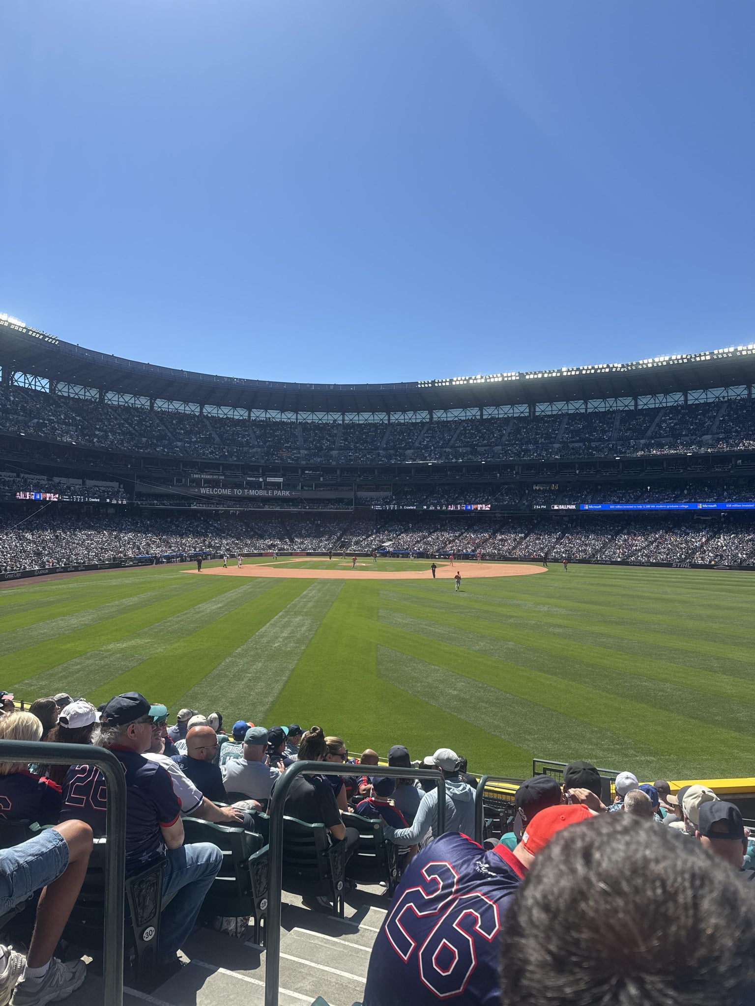 Real Fan View taken from Section 105 at T-Mobile Park by Anonymous User