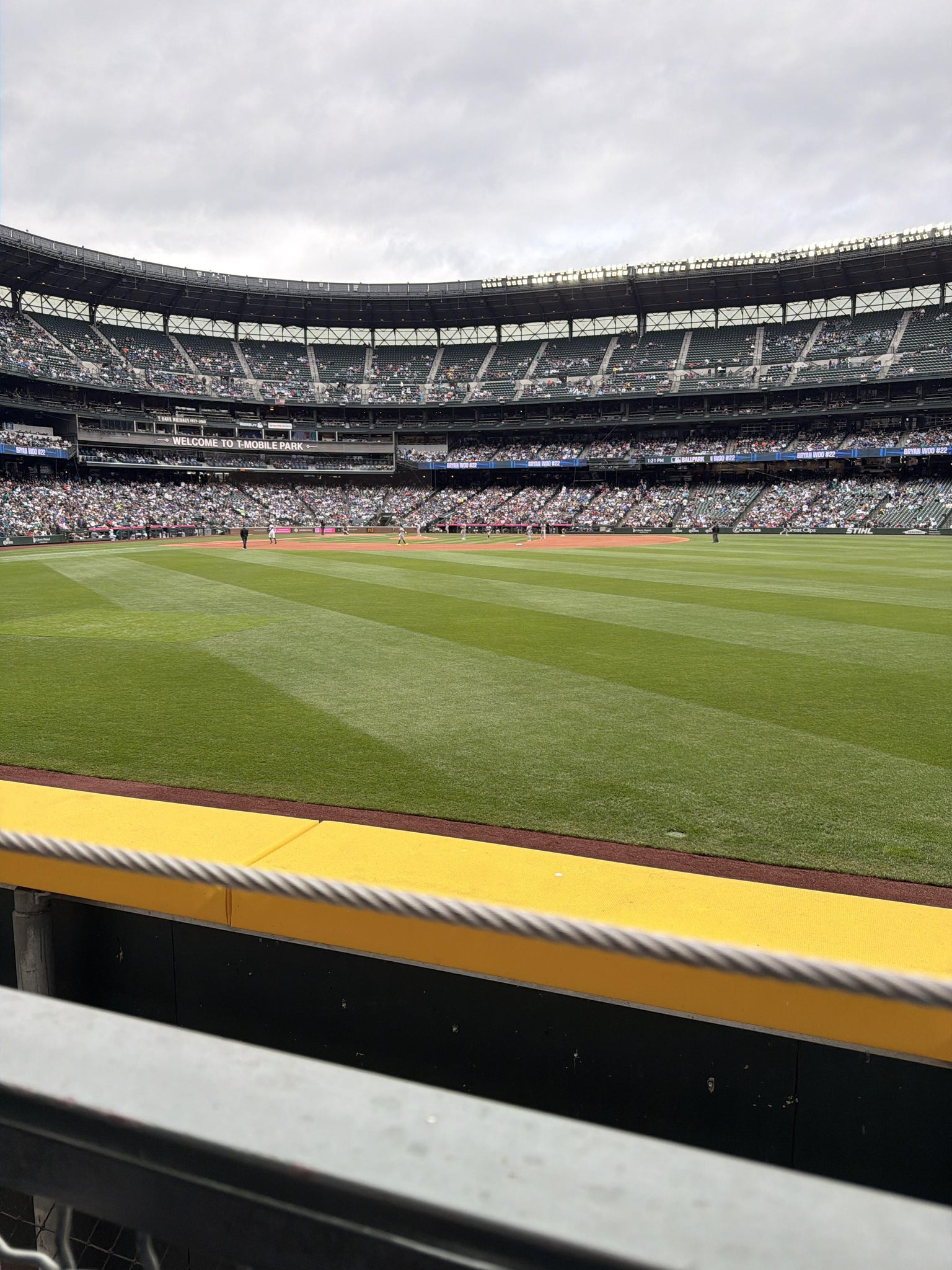 Real Fan View taken from Section 106 at T-Mobile Park by Anonymous User