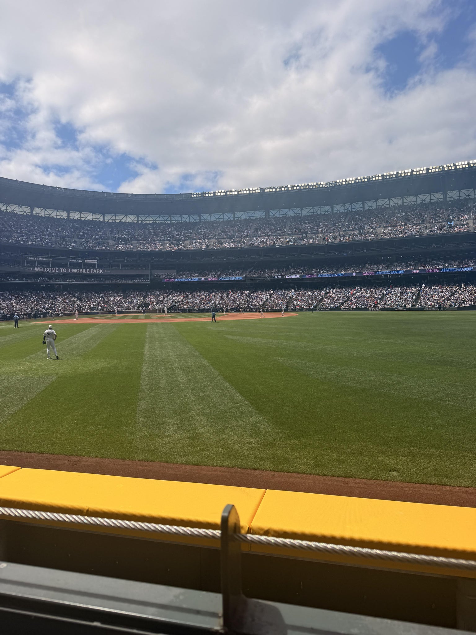 Real Fan View taken from Section 106 at T-Mobile Park by Anonymous User