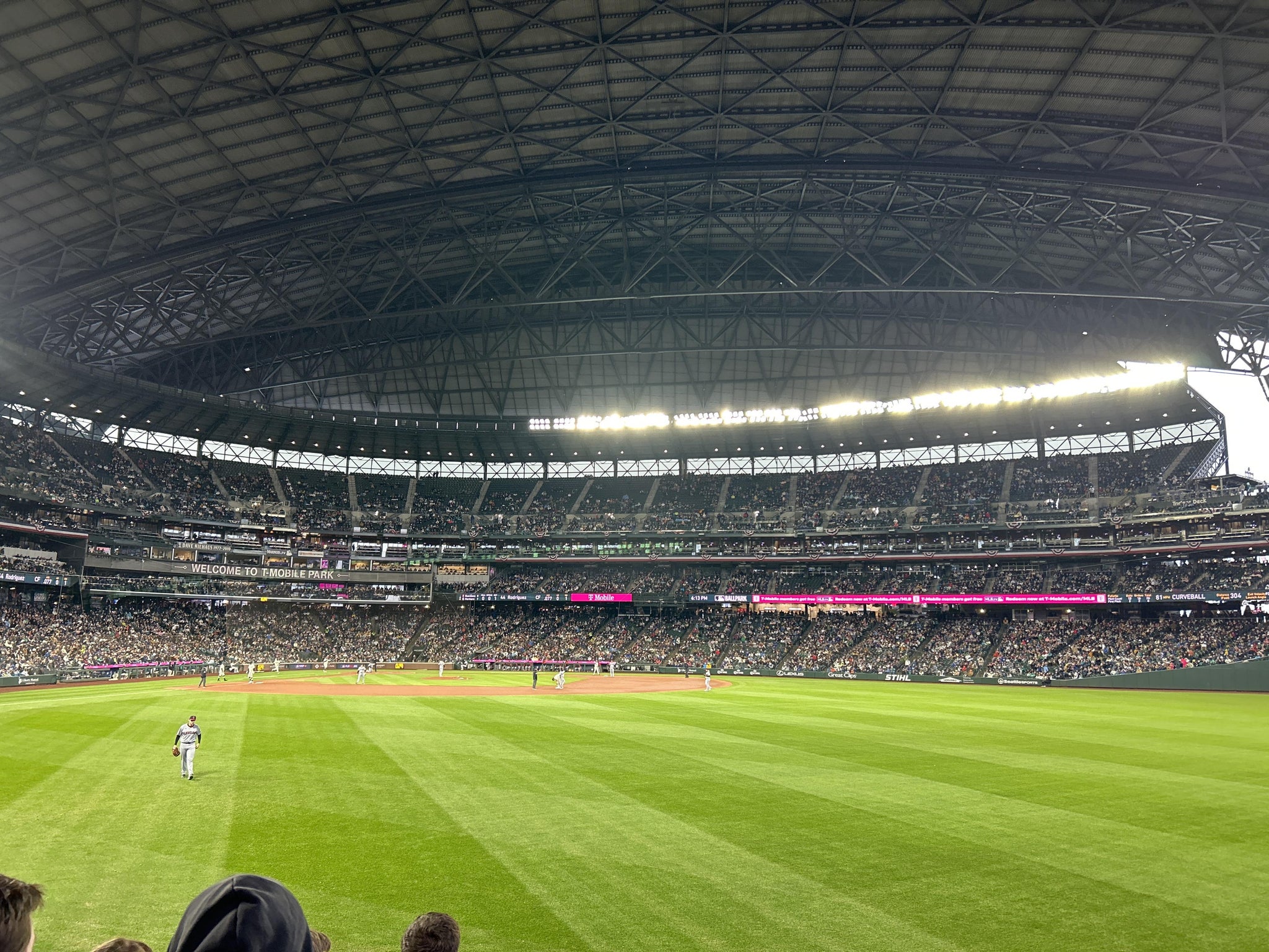 Real Fan View taken from Section 106 at T-Mobile Park by Tivona K