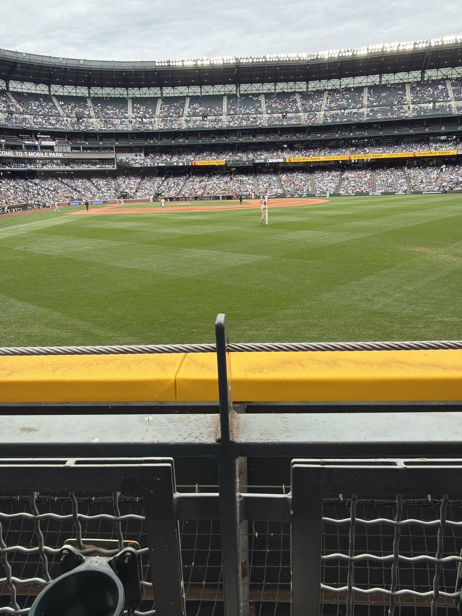 Real Fan View taken from Section 108 at T-Mobile Park by Matt C