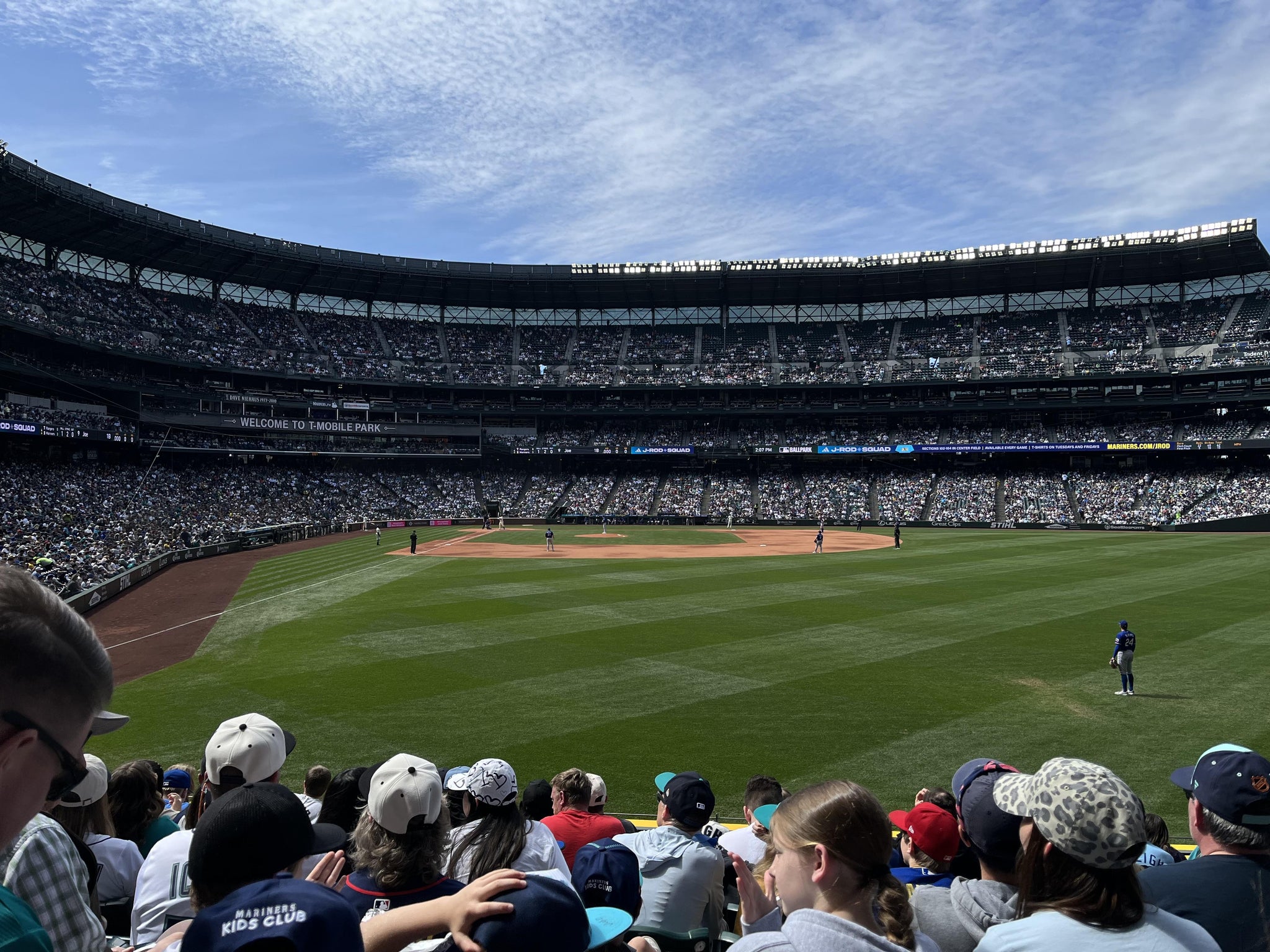 Real Fan View taken from Section 108 at T-Mobile Park by Erica L