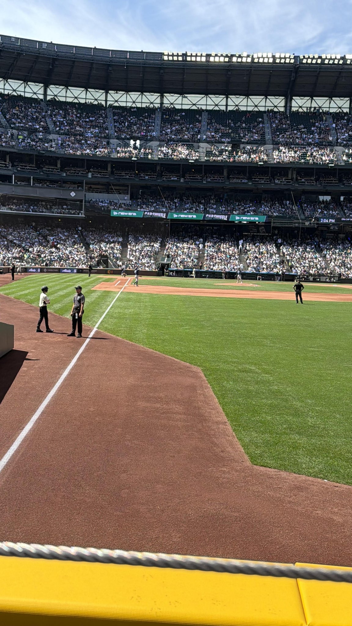 Real Fan View taken from Section 109 at T-Mobile Park by Lavonne P