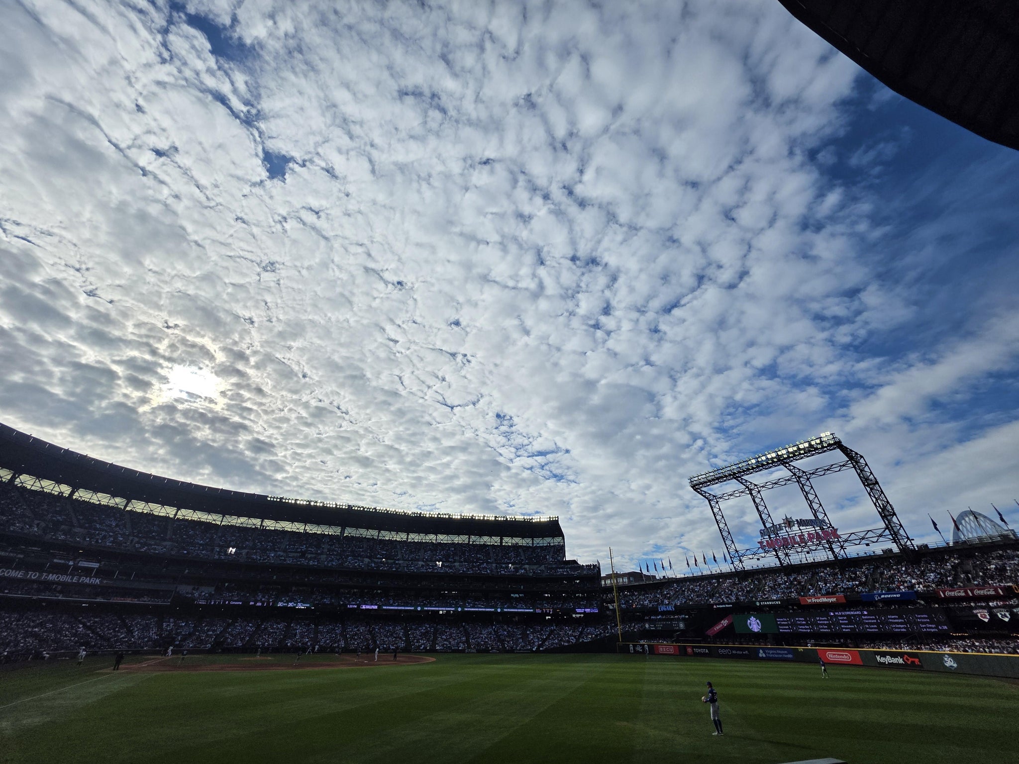 Real Fan View taken from Section 109 at T-Mobile Park by Carol D