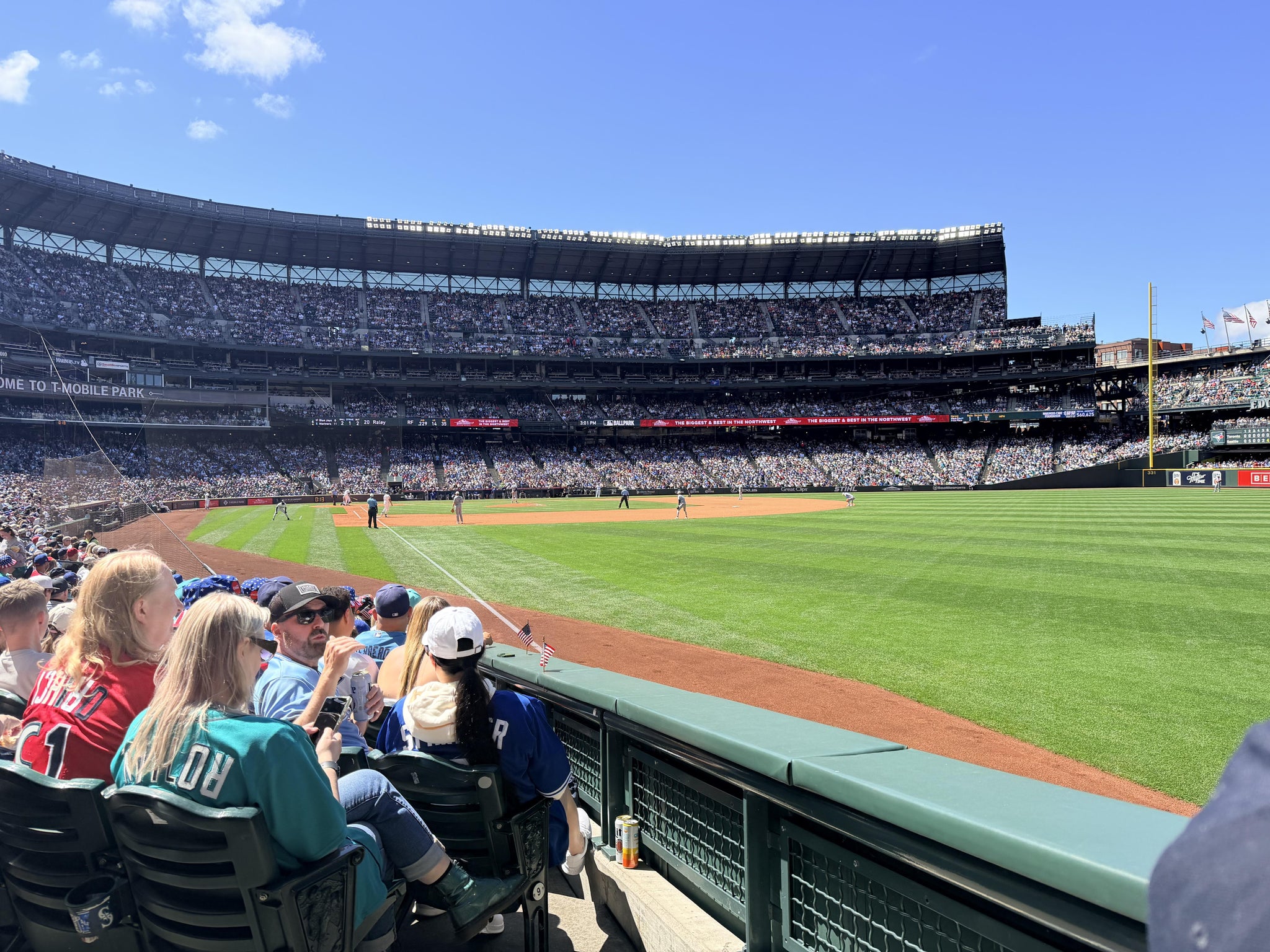 Real Fan View taken from Section 111 at T-Mobile Park by Stacy C
