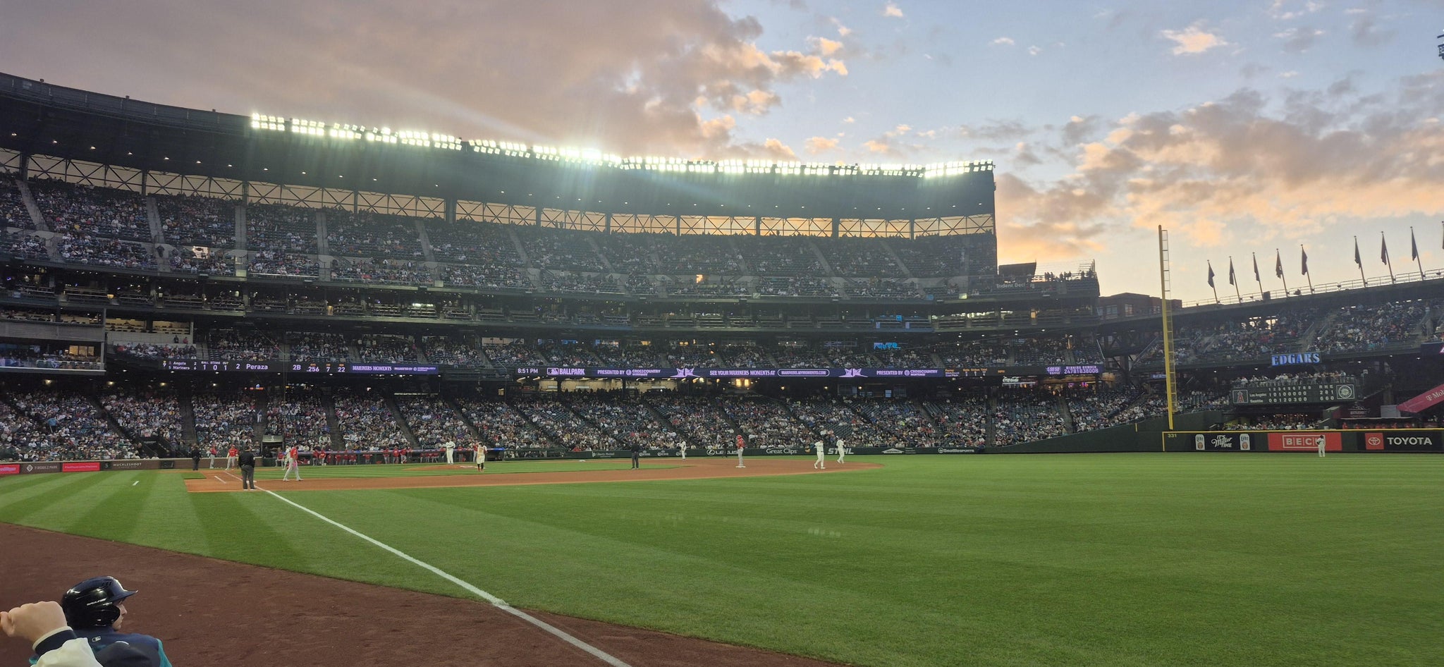 Real Fan View taken from Section 112 at T-Mobile Park by Erica E