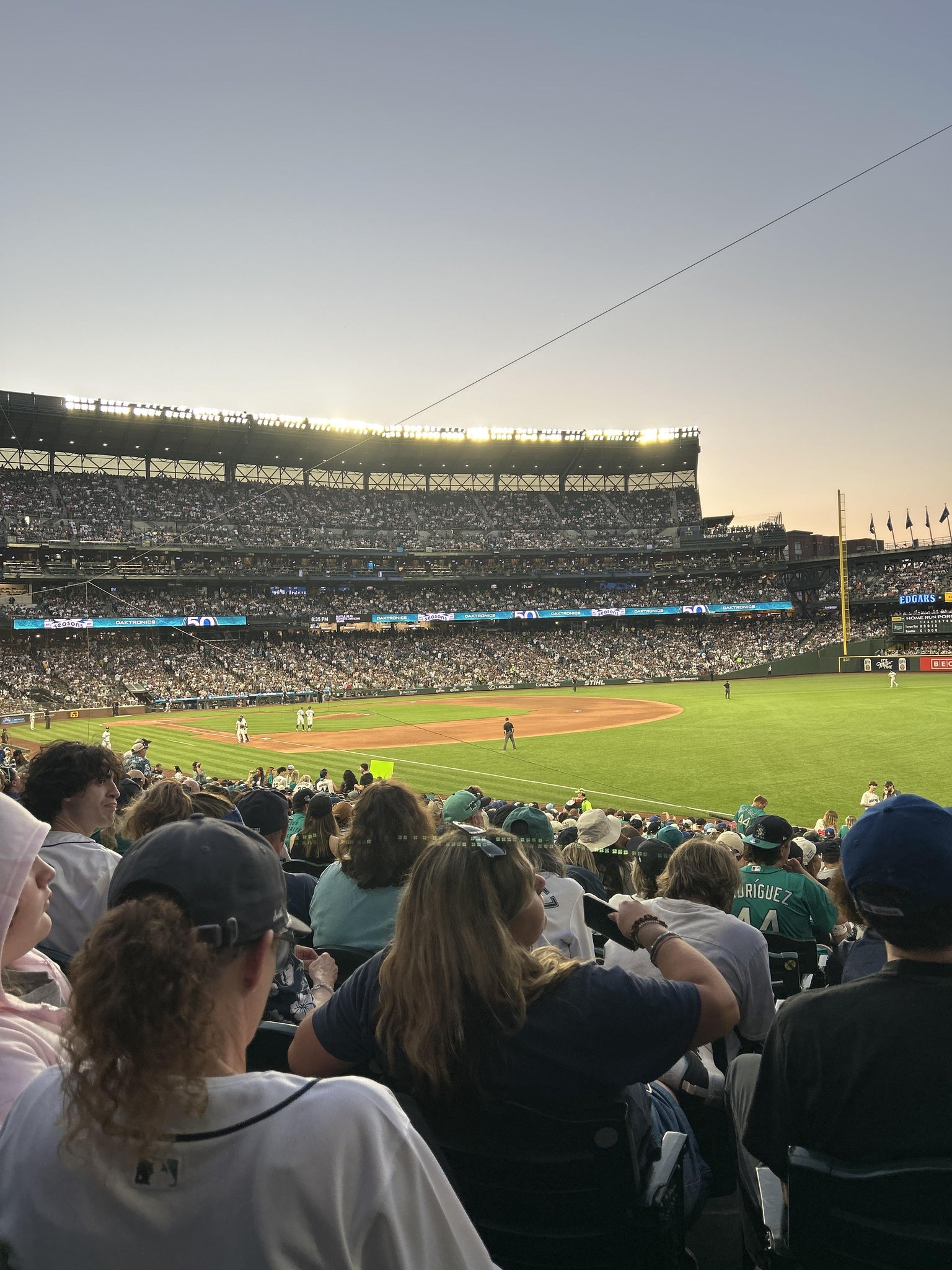 Real Fan View taken from Section 114 at T-Mobile Park by Carolina M