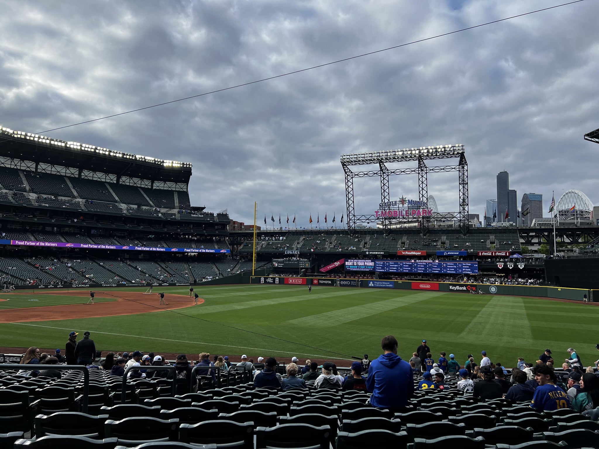 Real Fan View taken from Section 115 at T-Mobile Park by Anonymous User