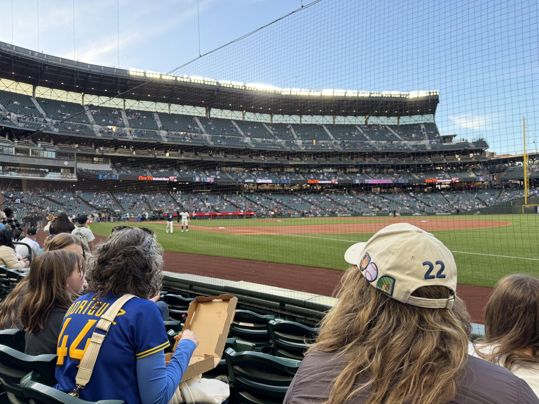 Real Fan View taken from Section 117 at T-Mobile Park by Logan G