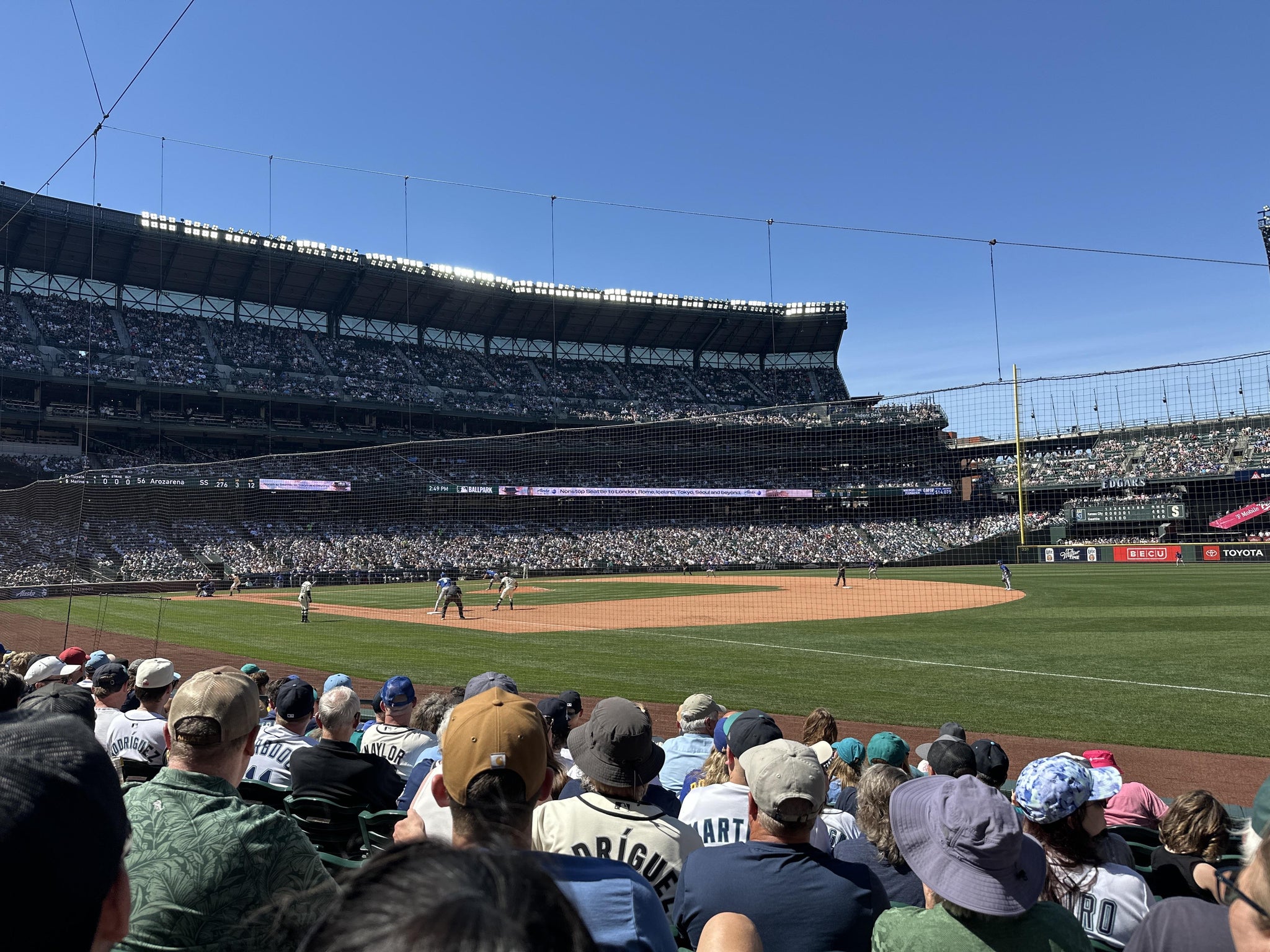 Real Fan View taken from Section 117 at T-Mobile Park by Ryan E