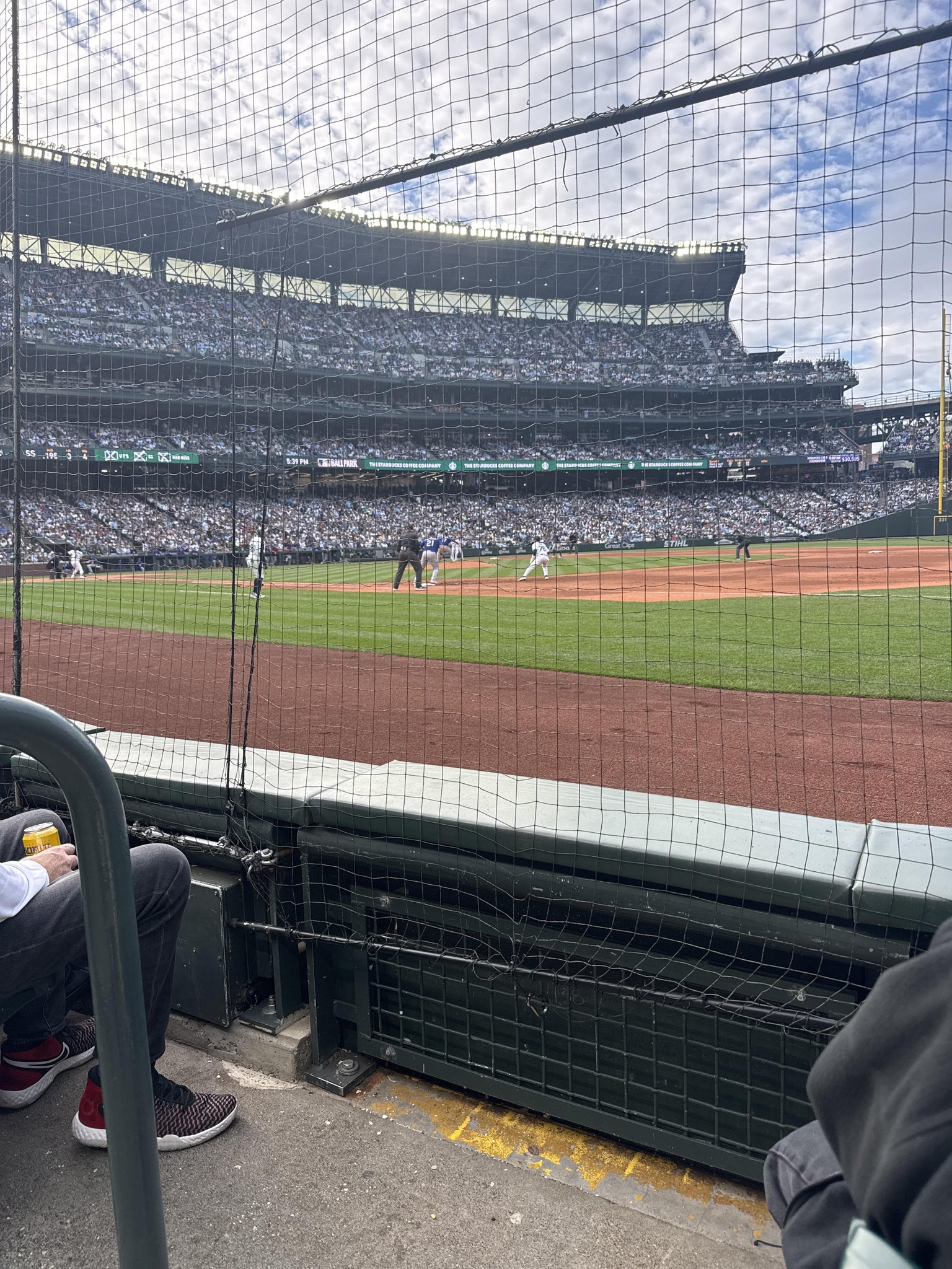 Real Fan View taken from Section 118 at T-Mobile Park by Fallon D