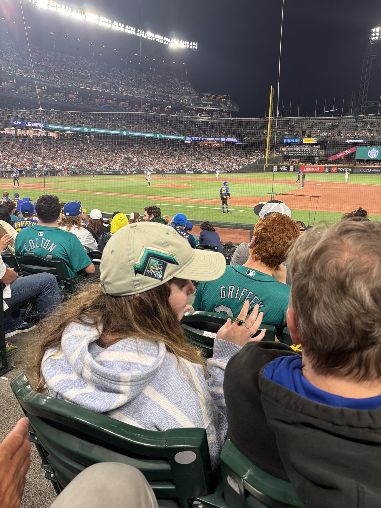 Real Fan View taken from Section 120 at T-Mobile Park by Sean M