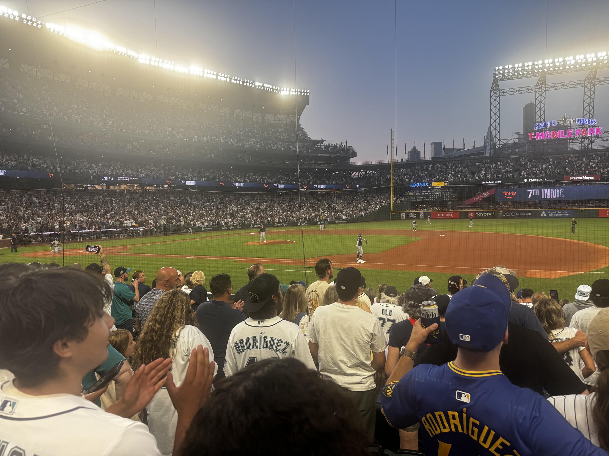 Real Fan View taken from Section 120 at T-Mobile Park by Jonathan M
