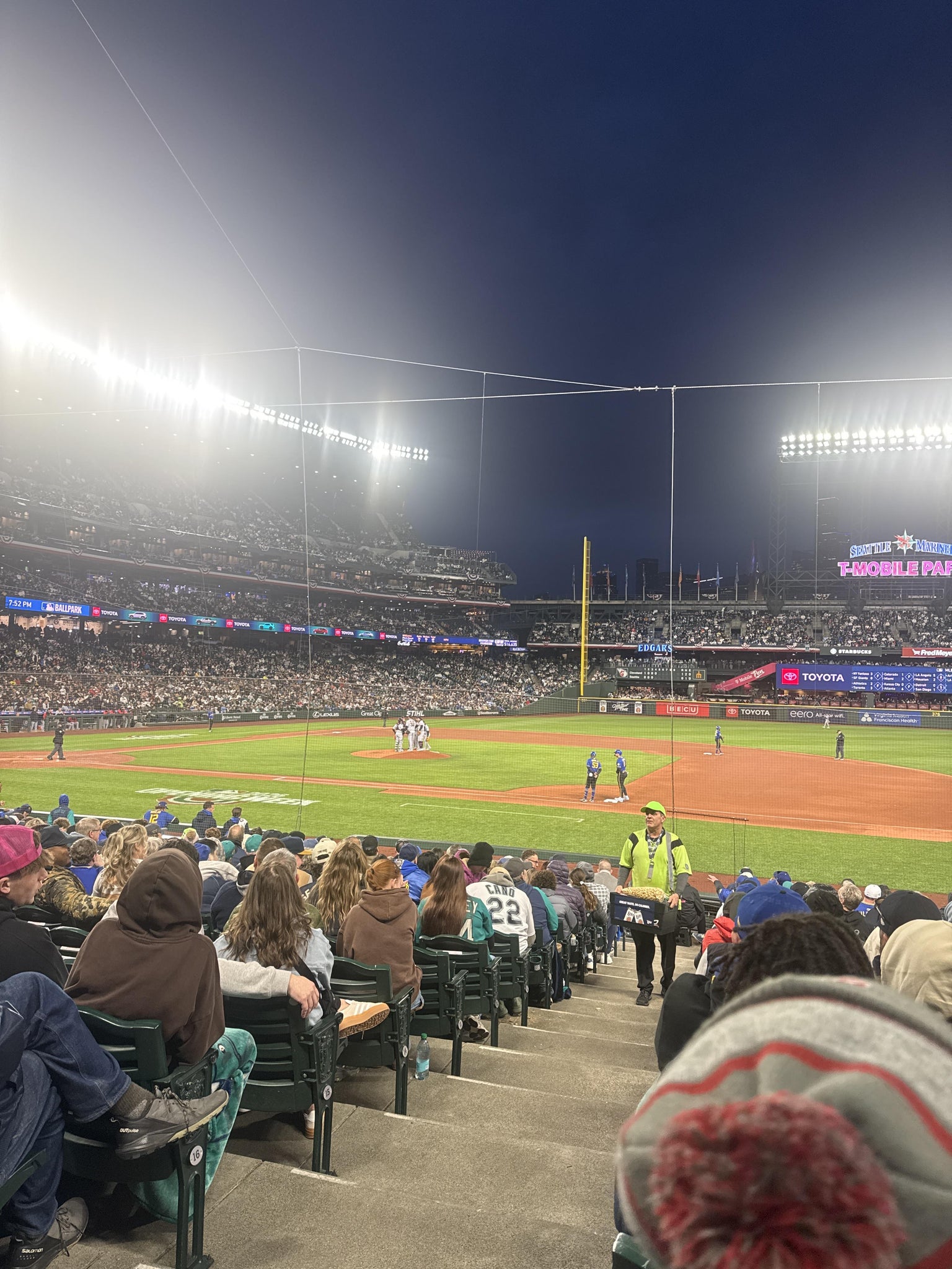 Real Fan View taken from Section 120 at T-Mobile Park by Joey N