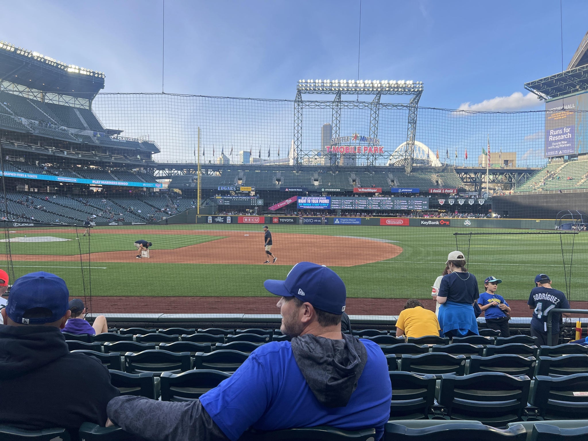 Real Fan View taken from Section 120 at T-Mobile Park by Karina M