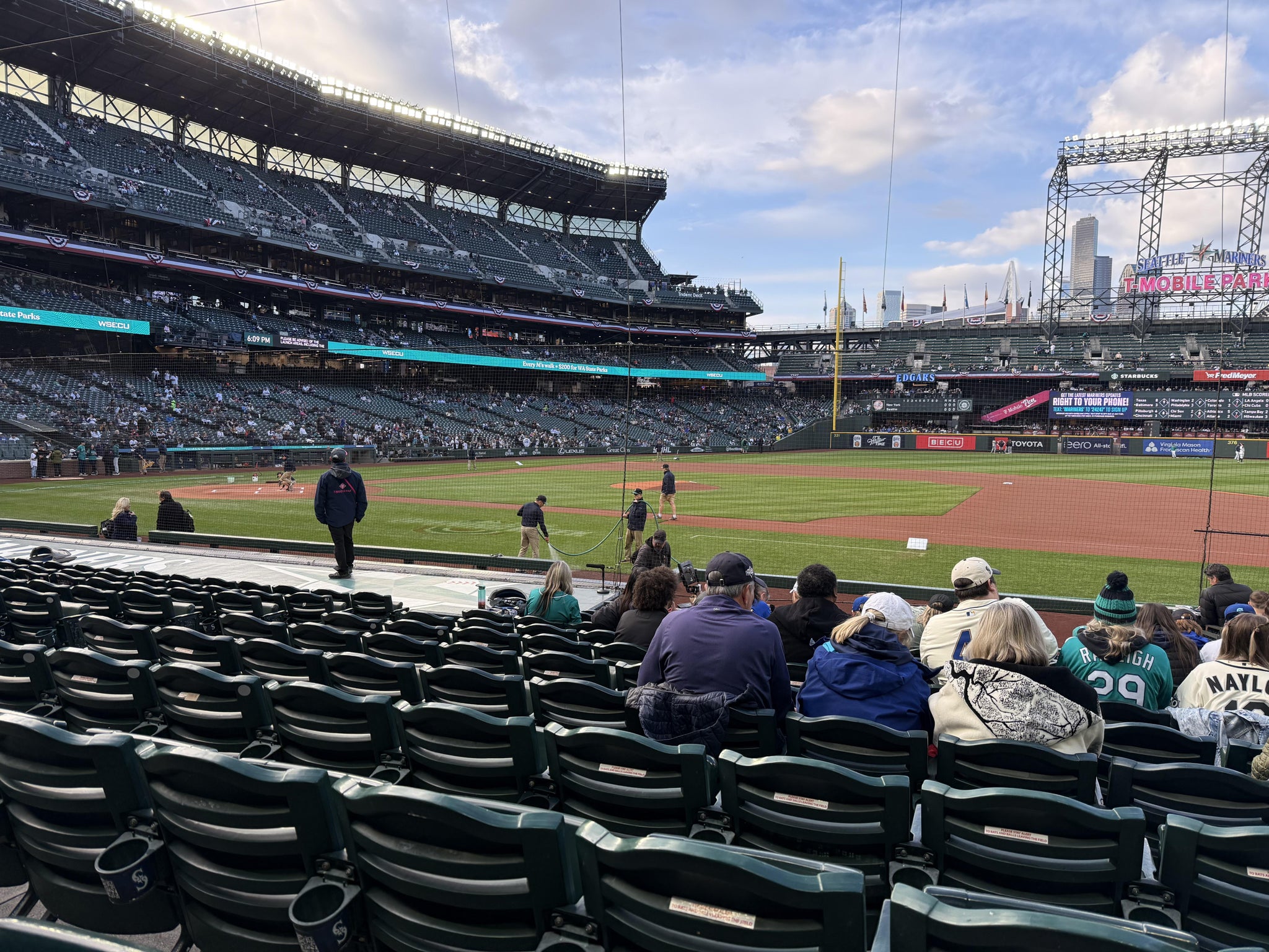 Real Fan View taken from Section 121 at T-Mobile Park by Jennifer M