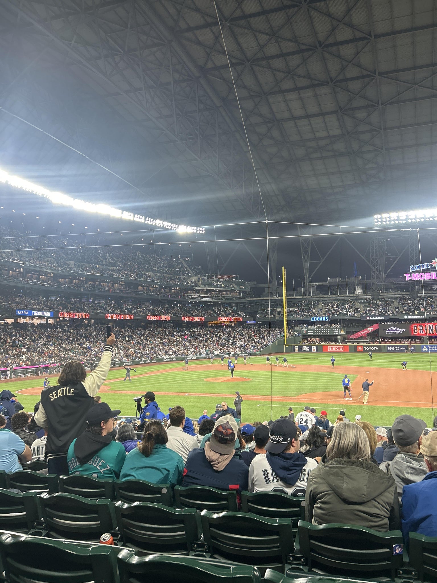 Real Fan View taken from Section 121 at T-Mobile Park by Aileen G