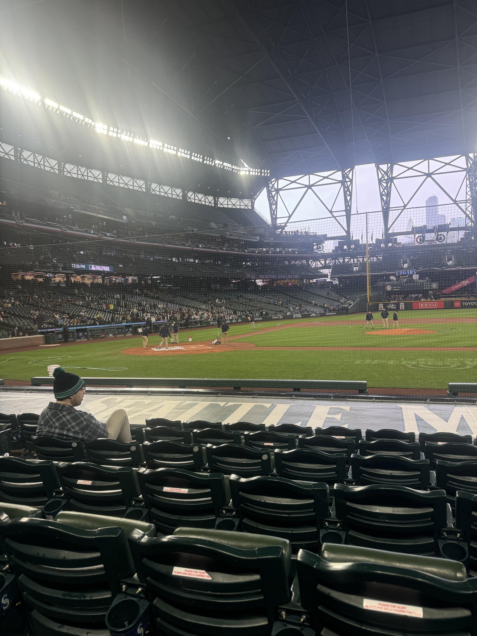 Real Fan View taken from Section 123 at T-Mobile Park by Anonymous User