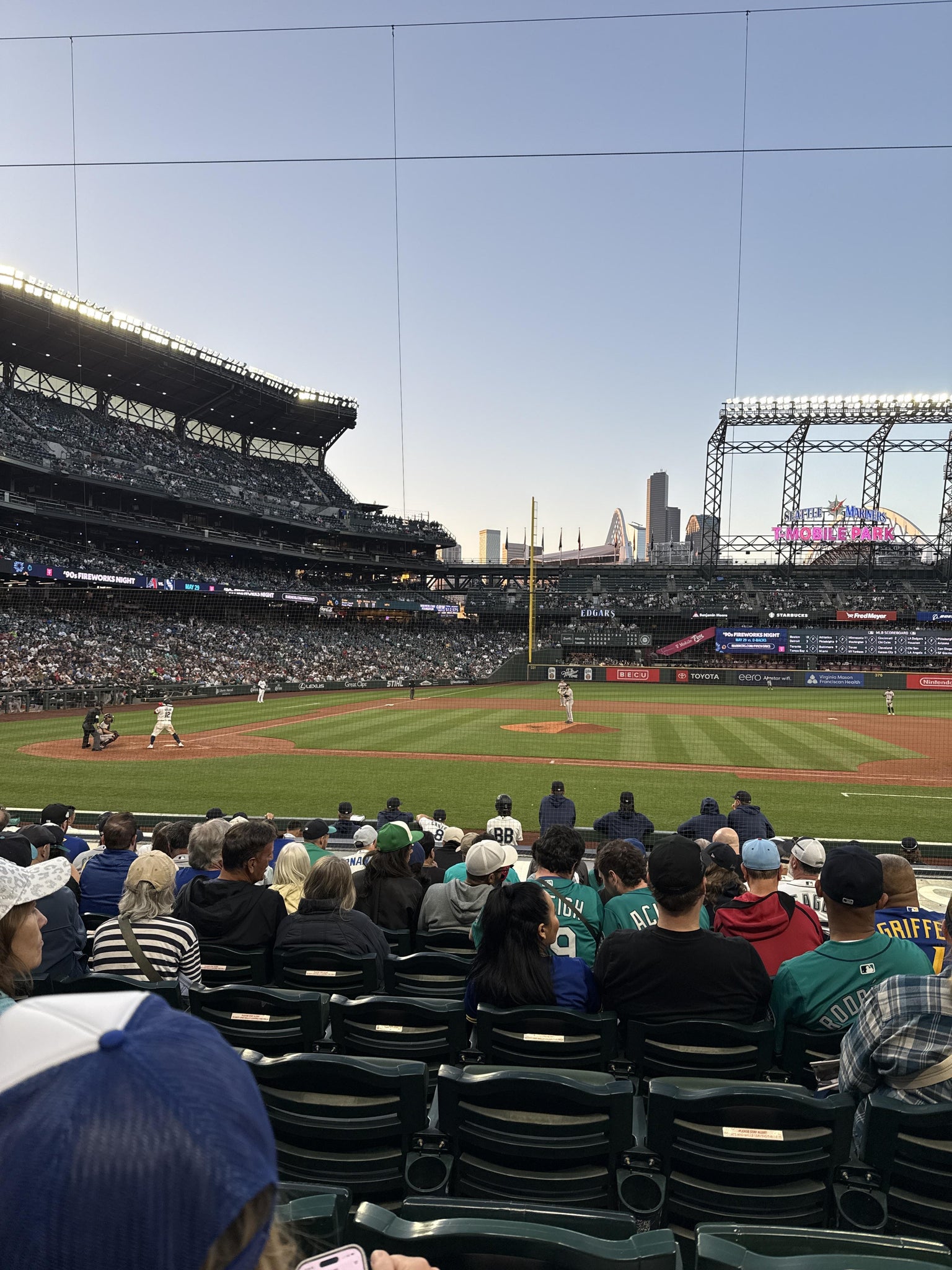 Real Fan View taken from Section 123 at T-Mobile Park by Joseph M