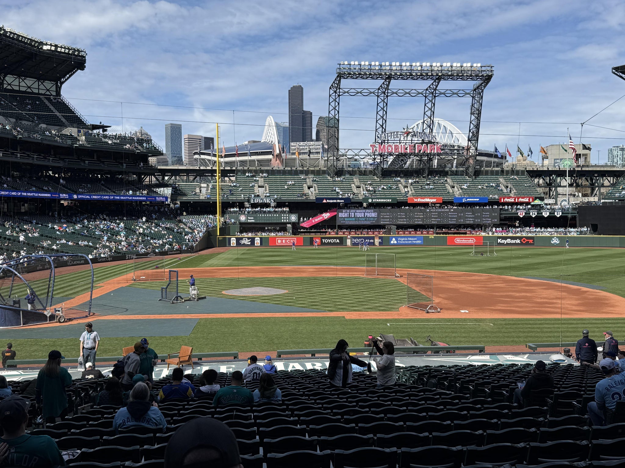 Real Fan View taken from Section 123 at T-Mobile Park by Kami H