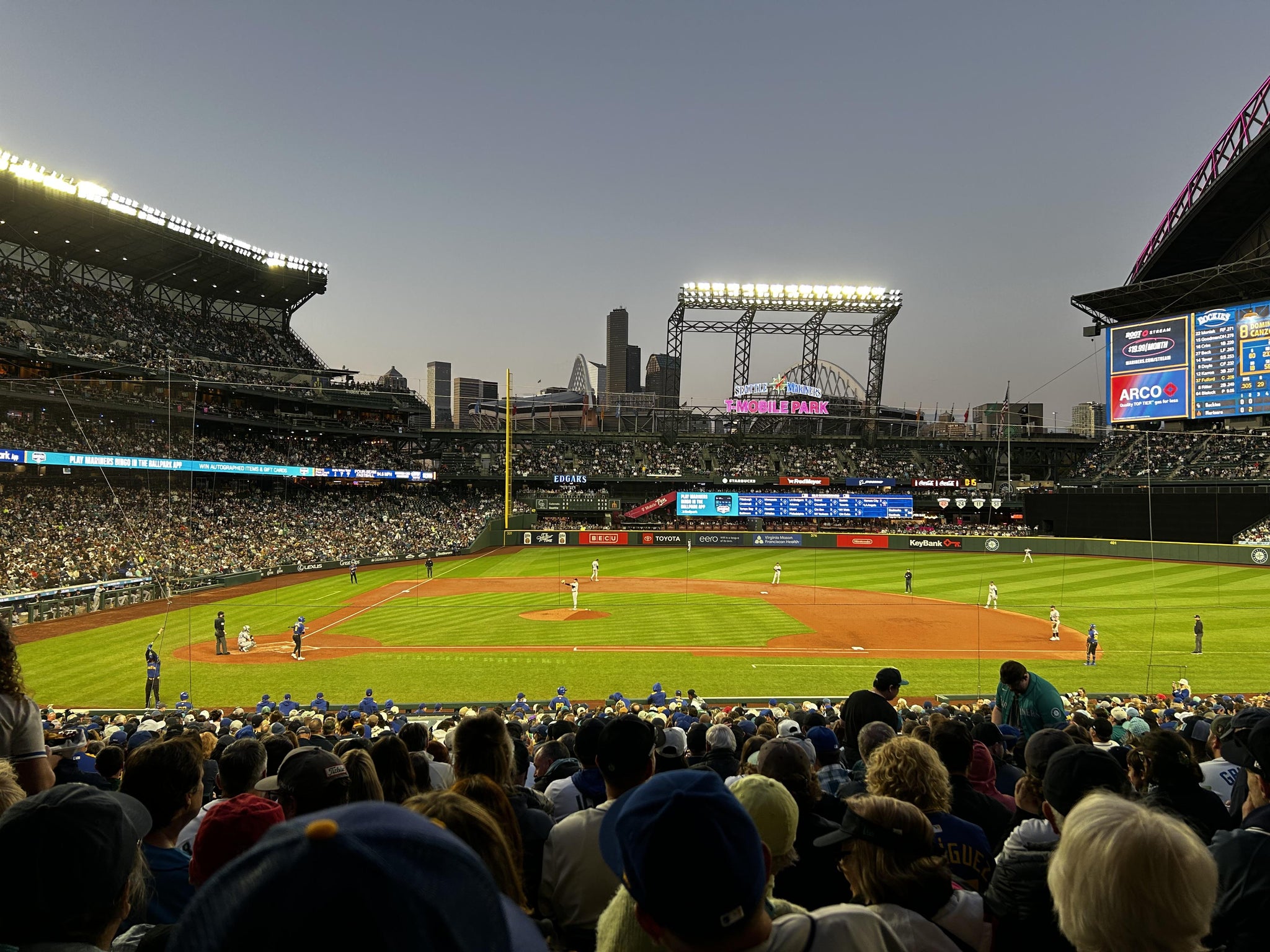 Real Fan View taken from Section 123 at T-Mobile Park by Megan F