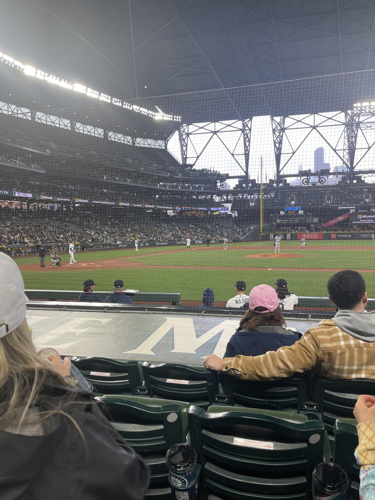 Real Fan View taken from Section 123 at T-Mobile Park by Brandi S