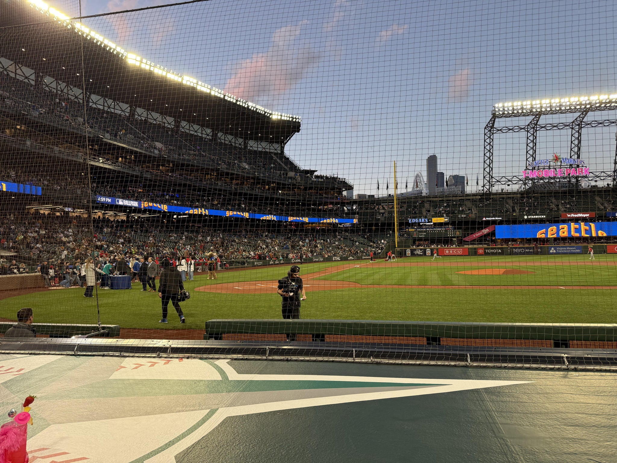 Real Fan View taken from Section 124 at T-Mobile Park by Summer G