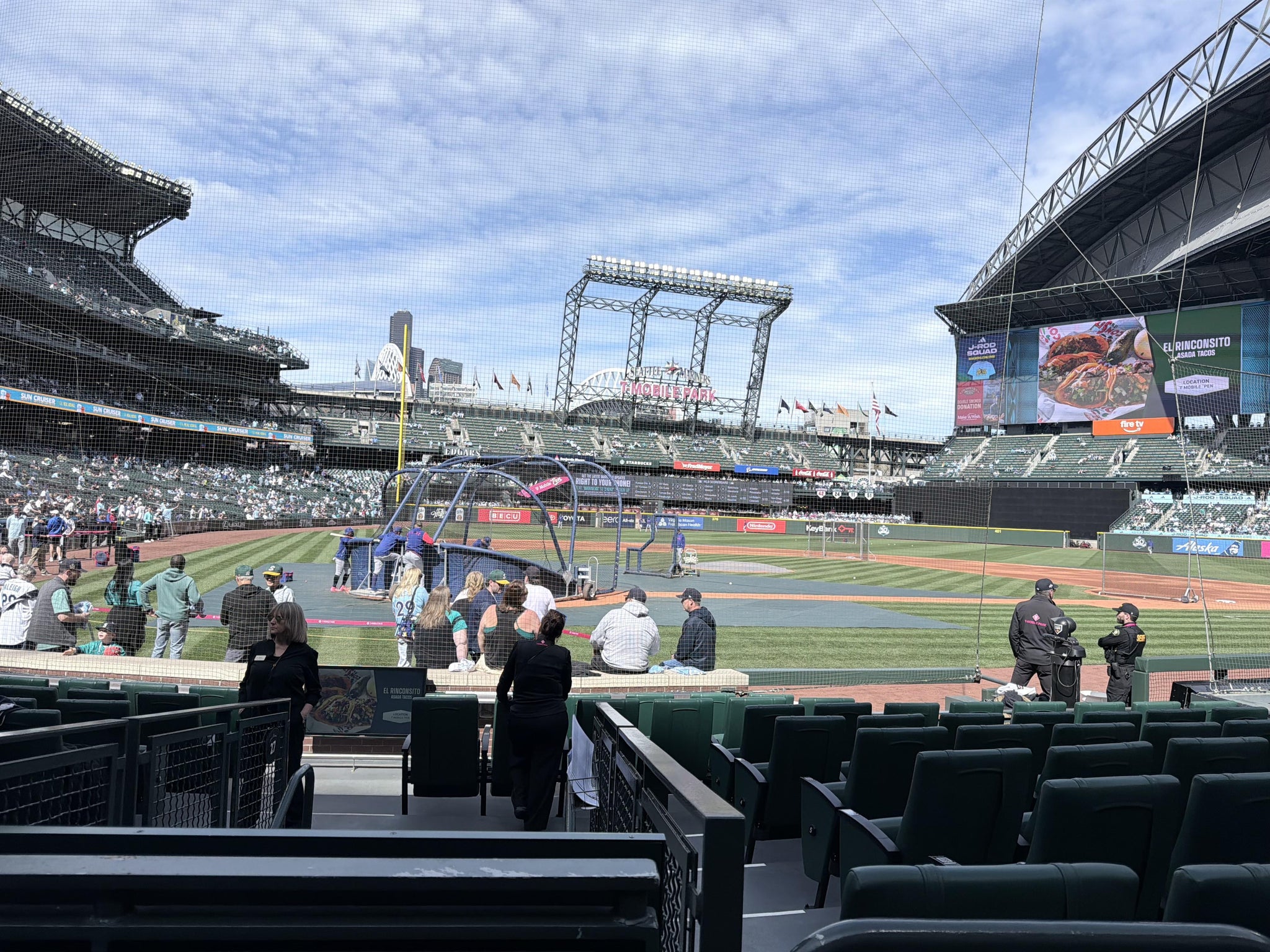 Real Fan View taken from Section 125 at T-Mobile Park by Cameric W