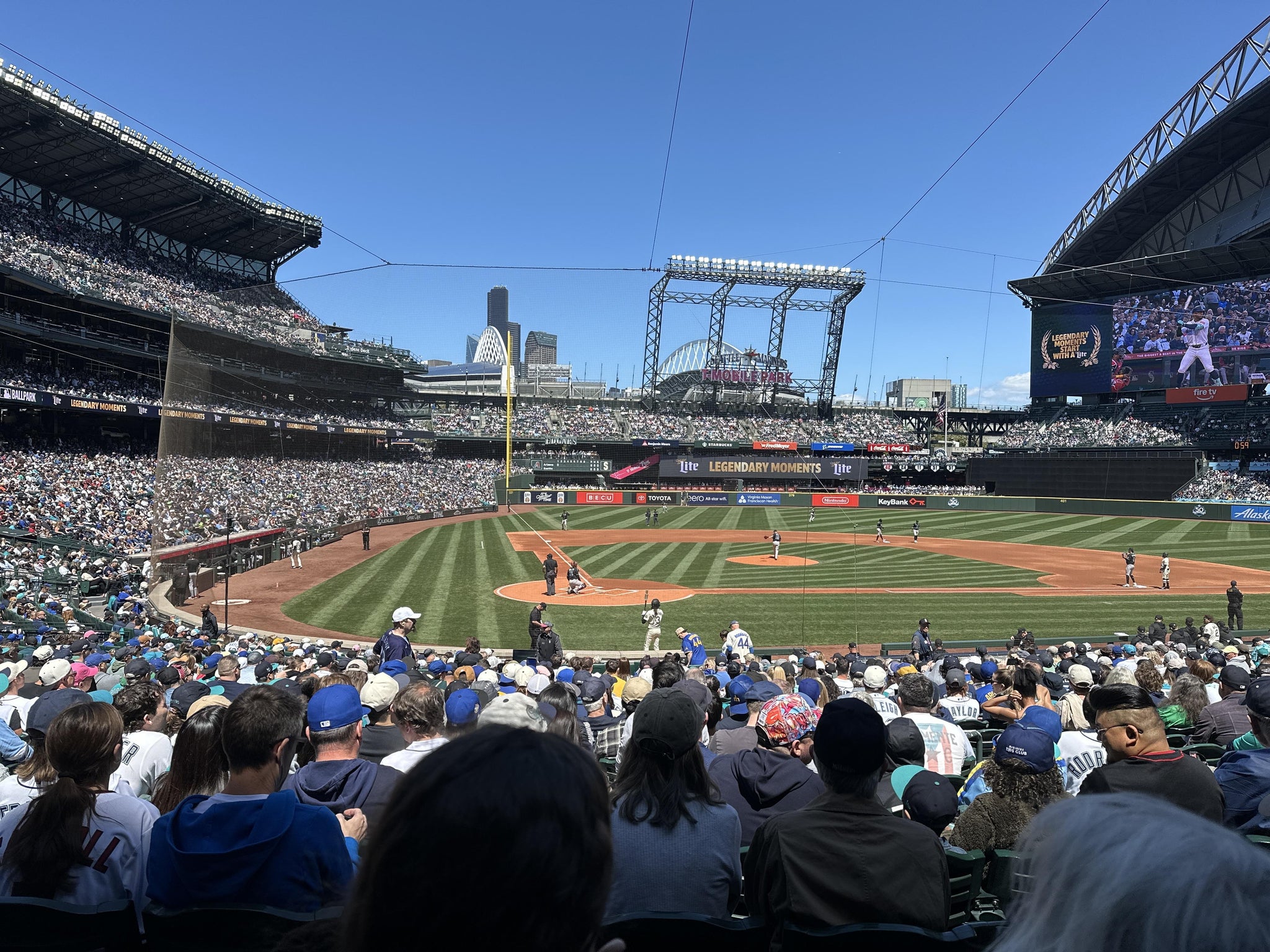 Real Fan View taken from Section 126 at T-Mobile Park by Ted H
