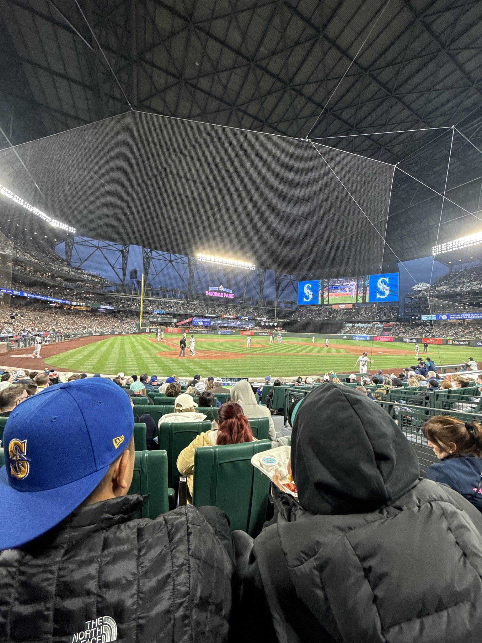 Real Fan View taken from Section 127 at T-Mobile Park by Emily S